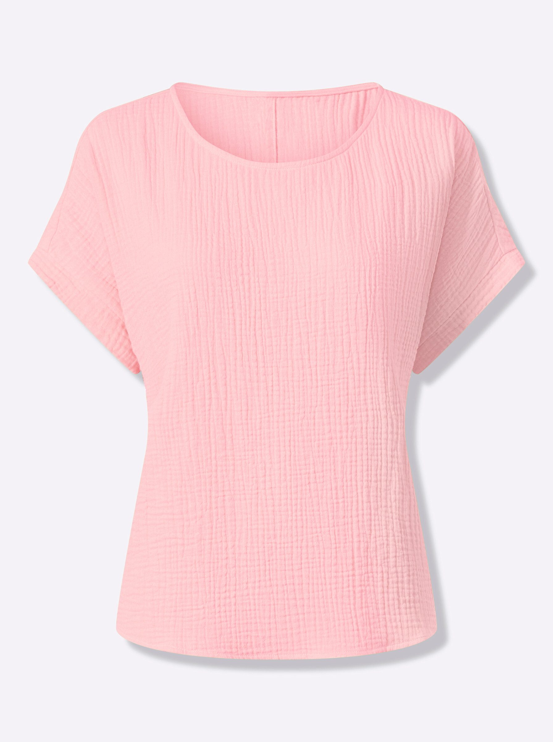 Klassische Bluse Bluse Kurzarm