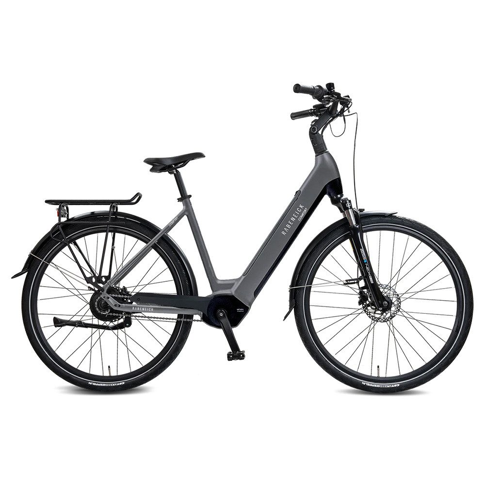 Rabeneick E-Bike Cityrad Rabeneick Comfort E-Bike Tiefeinsteiger 28 Zoll, Damen & Herren, Enviolo HD-148 Schaltwerk, Mittelmotor, 522 Wh, 75 Nm Mittelmotor, Enviolo stufenlos, 522 Wh Akku, bis 150 km
