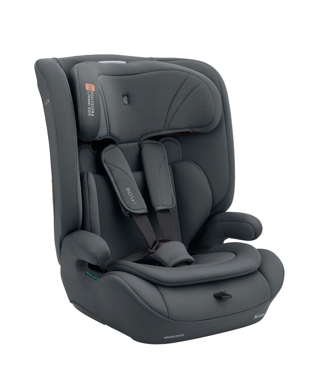 Kikkaboo Autokindersitz Kindersitz i-Flow i-Size, ab: 0, bis: 12, (76-150) Kopfstütze verstellbar 5-Punkt-Gurt