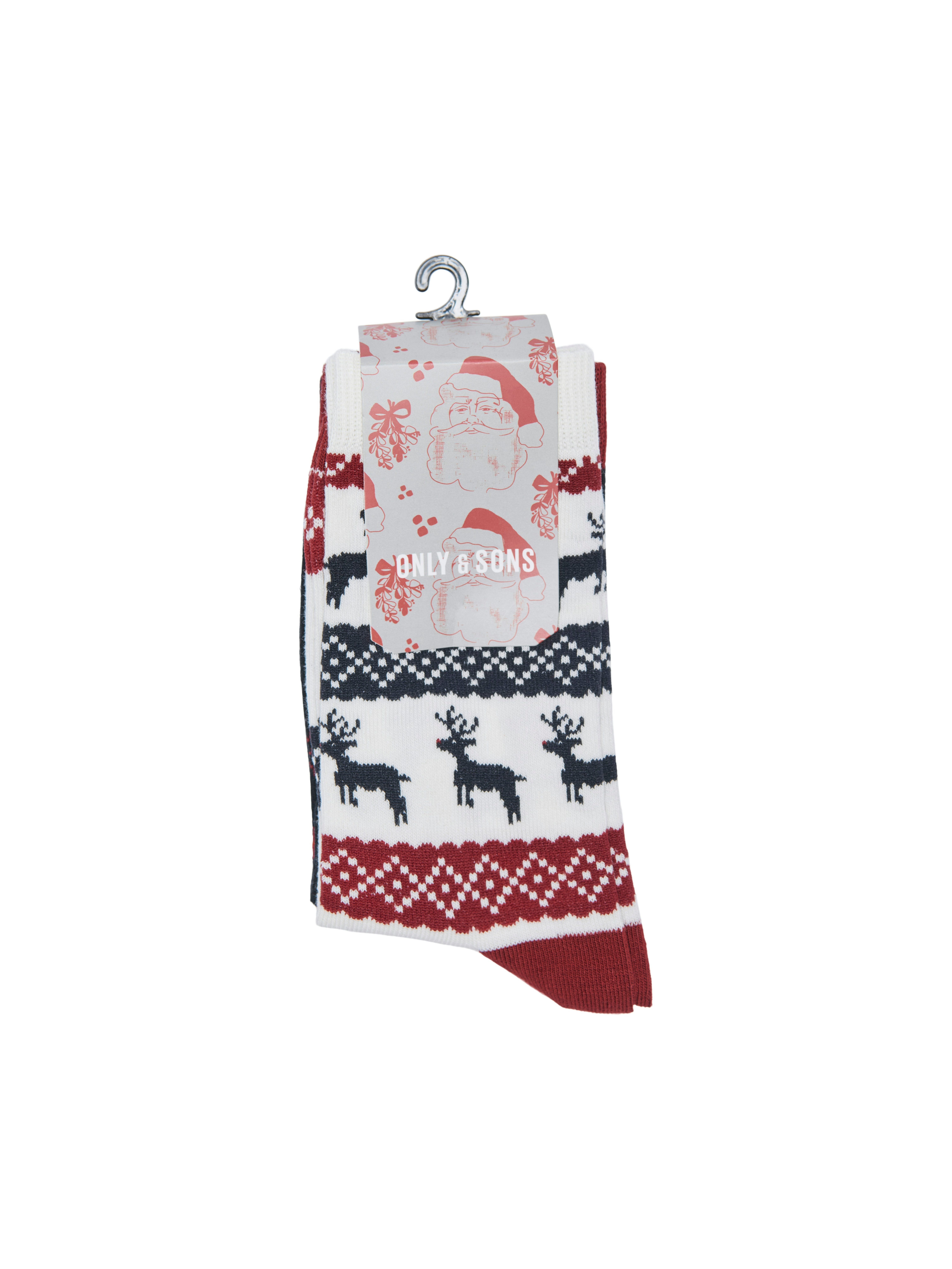 ONLY & SONS Freizeitsocken ONSXMAS SOCKS 4-PACK CALENDAR (Packung, 4-Paar) günstig online kaufen