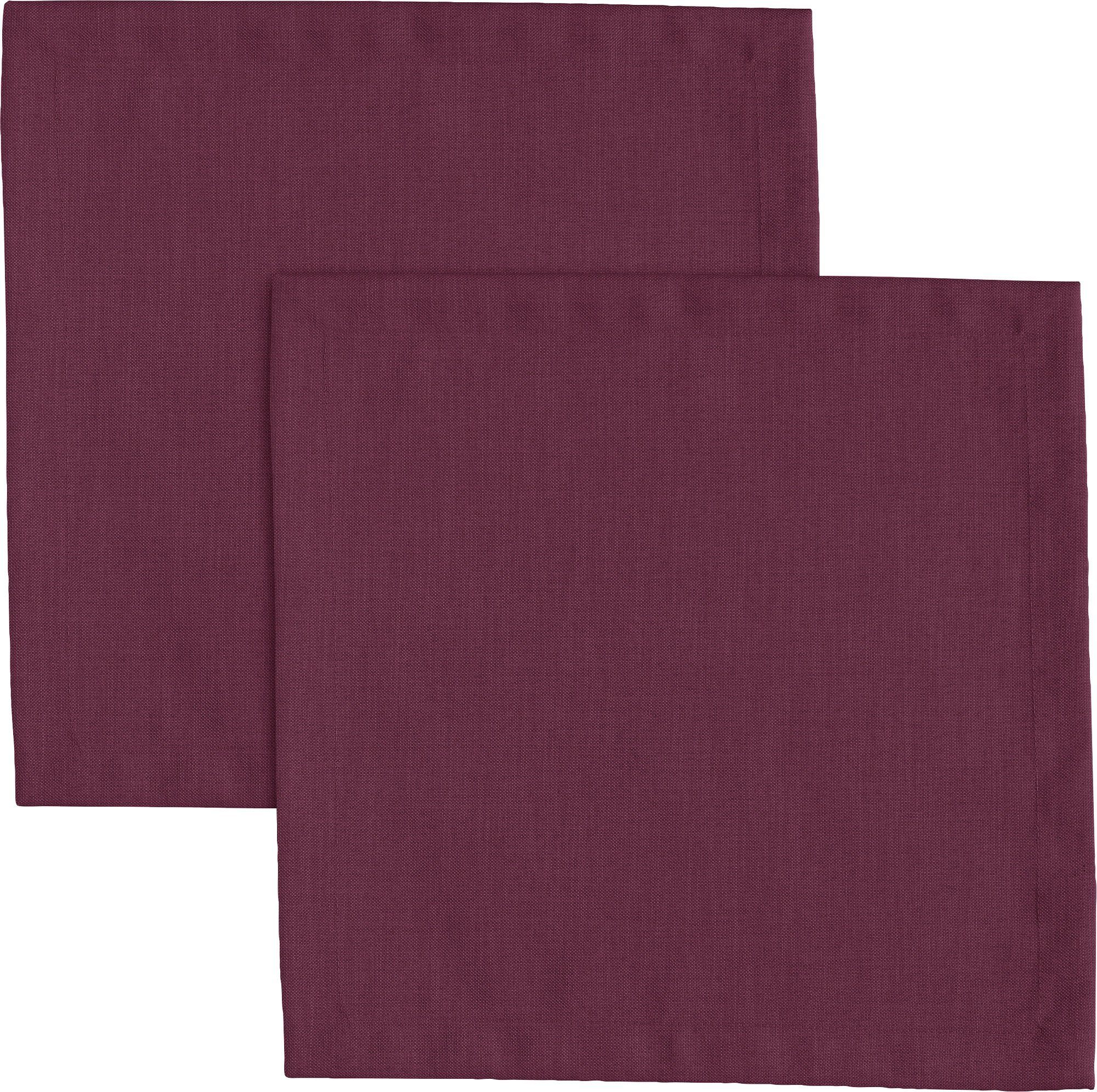 Erwin Müller Stoffserviette Serviette "Madrid" 2er-Pack, fleckabweisend Uni