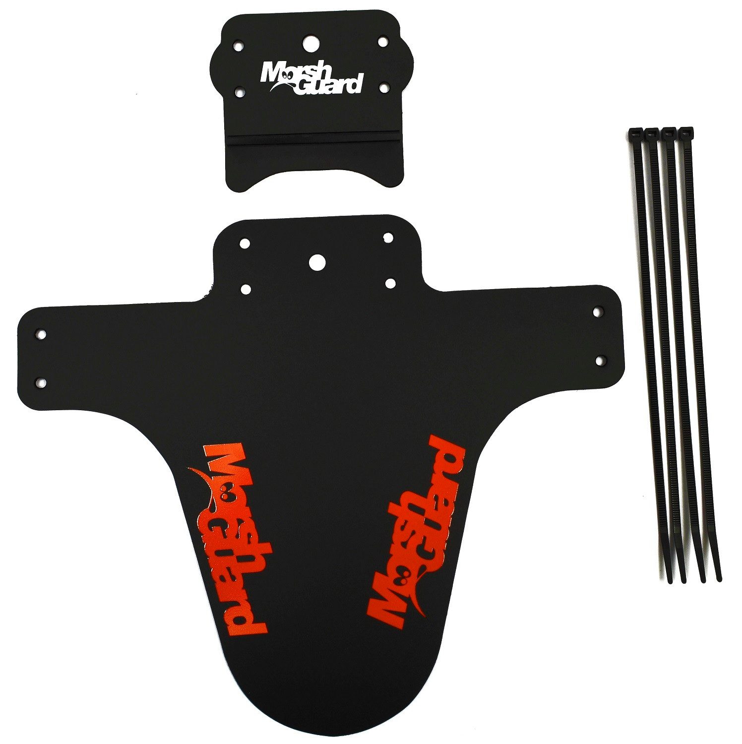 Marsh Guard Schutzblech Marsh Guard Plus Mud Schutzblech Fender Schwarz/Logo ORANGE