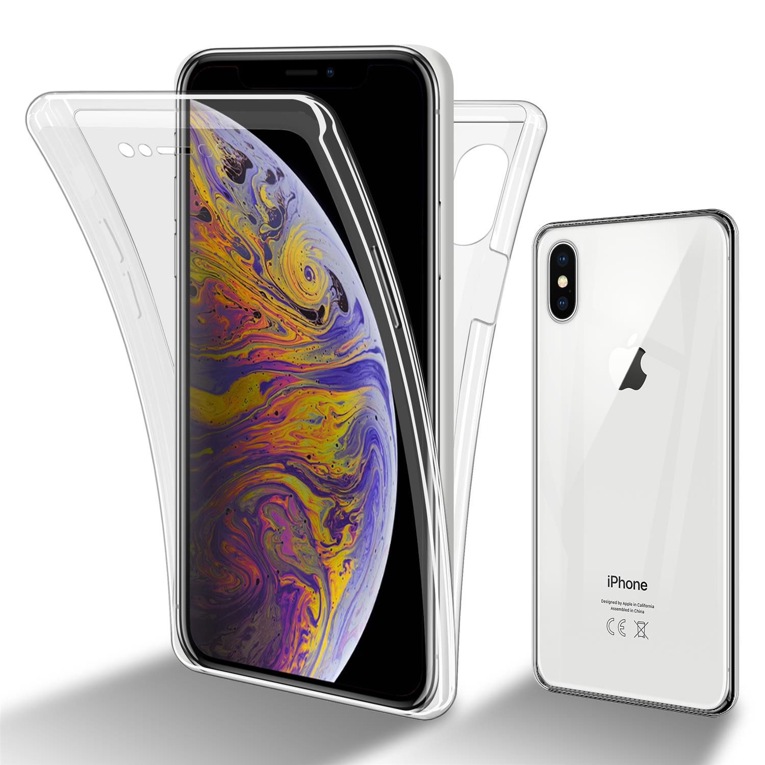 Cadorabo Handyhülle für Apple iPhone XS MAX Hülle Apple iPhone XS MAX, Flexible Case Handy Schutzhülle - Hülle - Back Cover 360° Grad