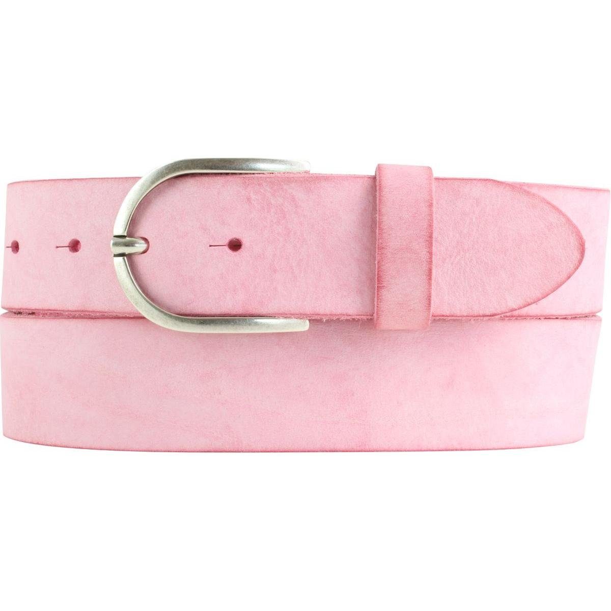 BELTINGER Ledergürtel Damen-Gürtel aus weichem Vollrindleder Vintage-Look 4 cm - Jeans-Gürte (1-St)