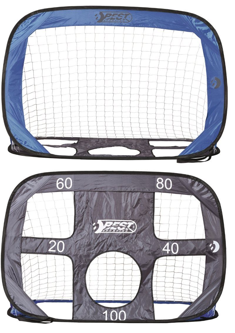 Fußballtor Best Sporting 2 in 1 Pop up Tor Fußballtor mit Tragetasche