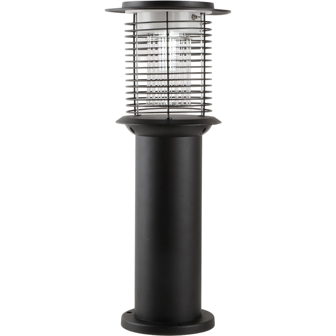 shop'n smile ideoon LED Gartenleuchte Solar Gartenlampe LED Wegeleuchte UV Insektenschutz deckt 50-100 m², LED fest integriert, Deckt 50–100 m² ab, UV Insektenschutz 15lm, IP44, 25x60 cm