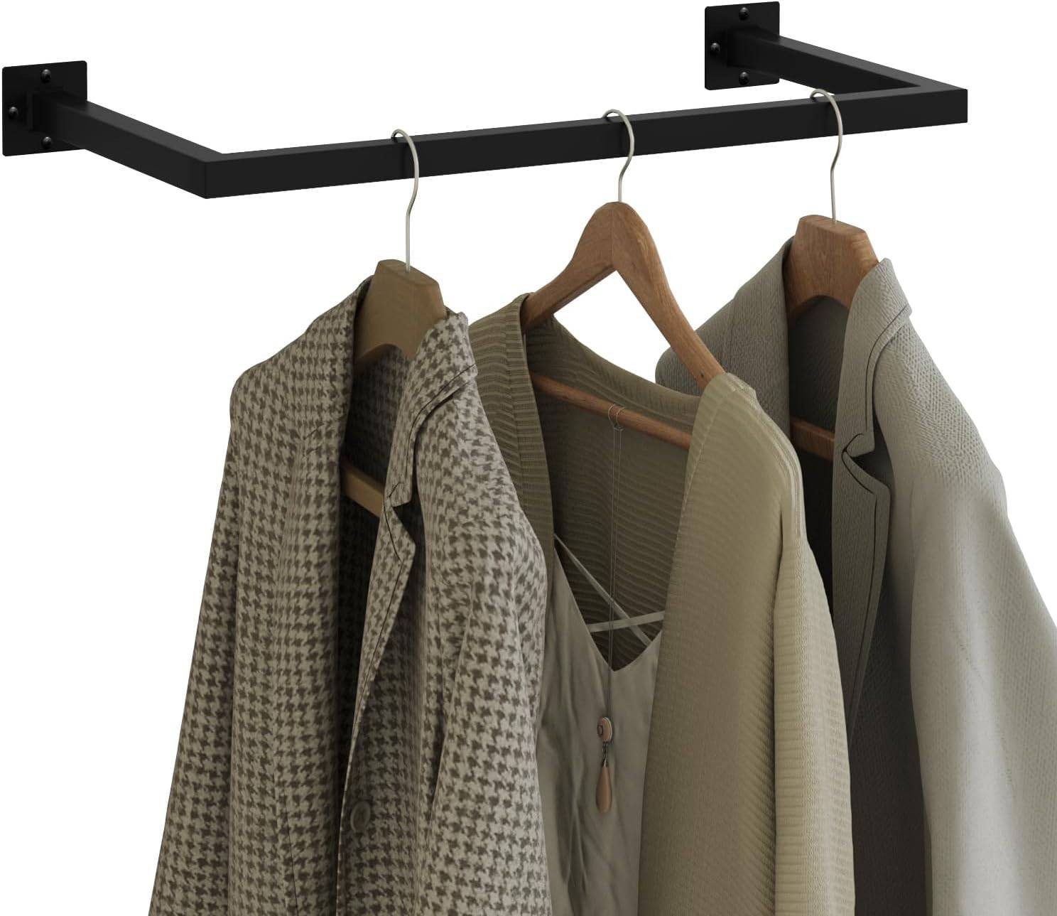 EUGAD Kleiderstange (1 St), Wand Rechteck, günstig online kaufen