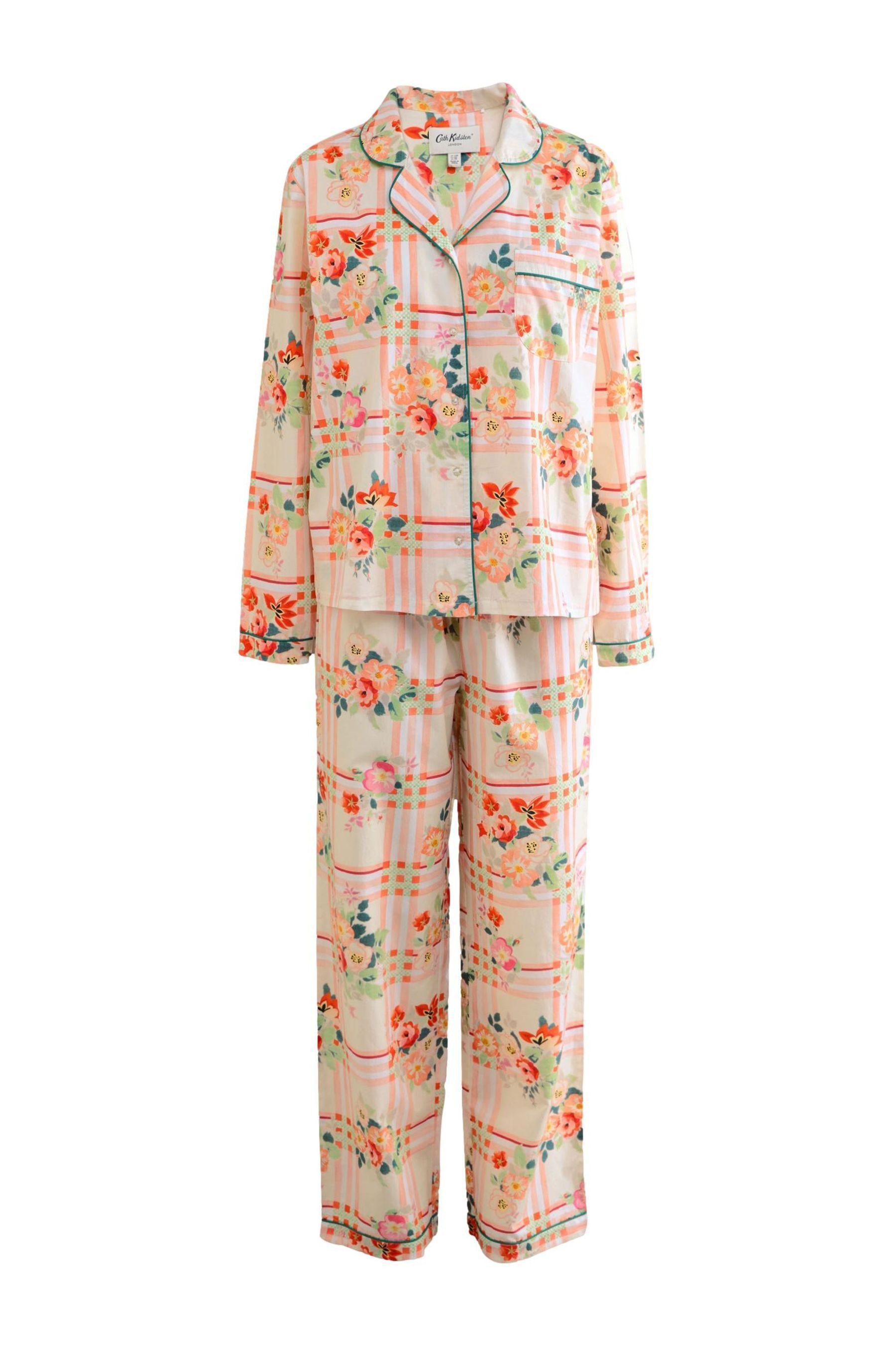 Cath Kidston Pyjama Cath Kidston Schlafanzug mit Knopfleiste (2 tlg)