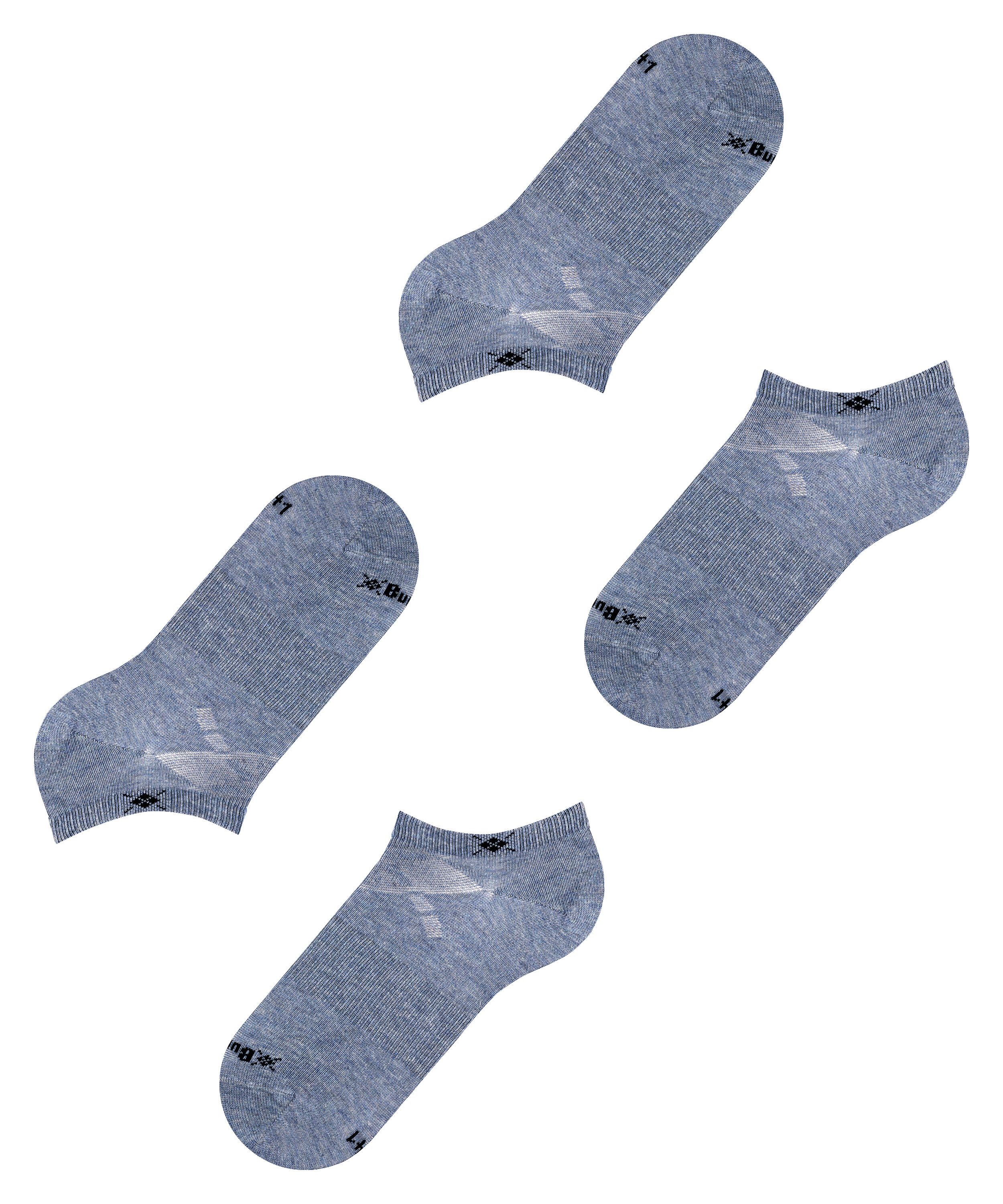 Burlington Sneakersocken Everyday 2-Pack (2-Paar) aus weicher gekämmter Baumwolle