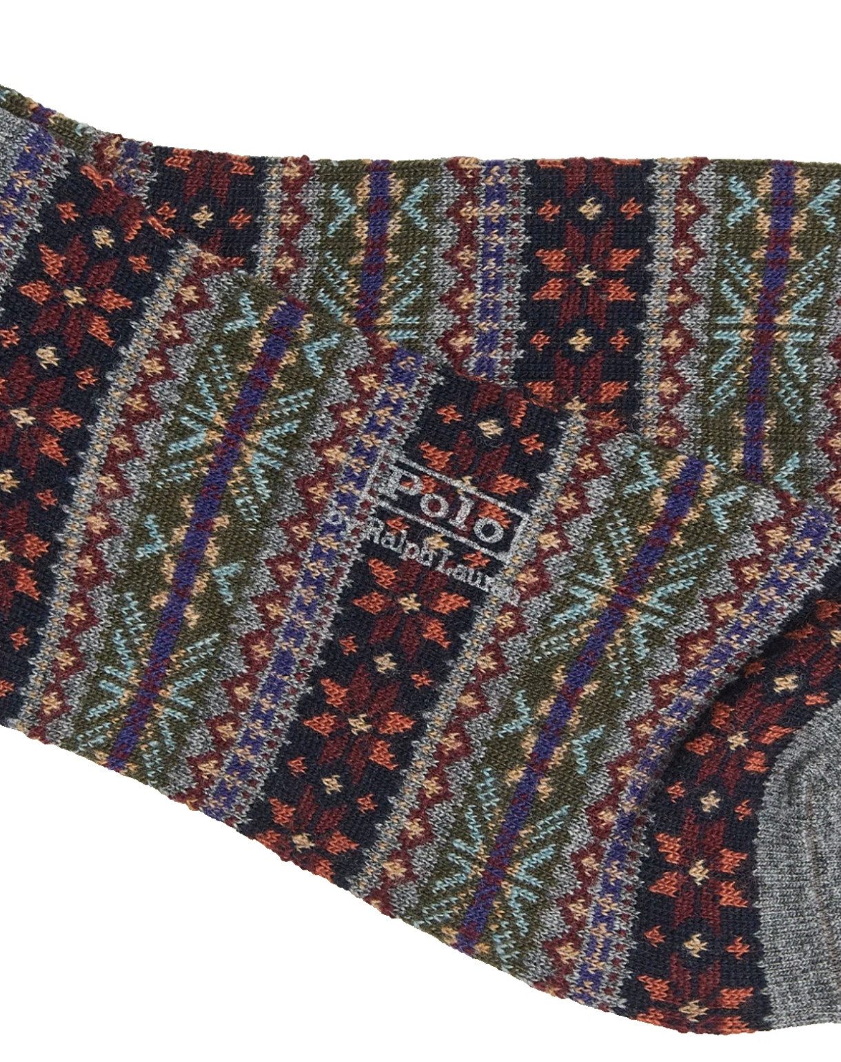 Polo Ralph Lauren Socken Boots Stiefelsocken Fair Isle Made in Japan EU 39–45 Meisterwerk aus Handwerkskunst, Komfort Design