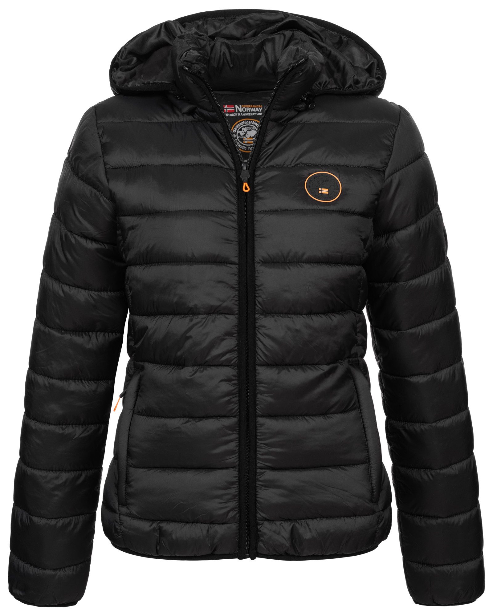 Geographical Norway Steppjacke Damen Winter Jacke Winterjacke Steppjacke Outdoor leicht Kapuzenjacke