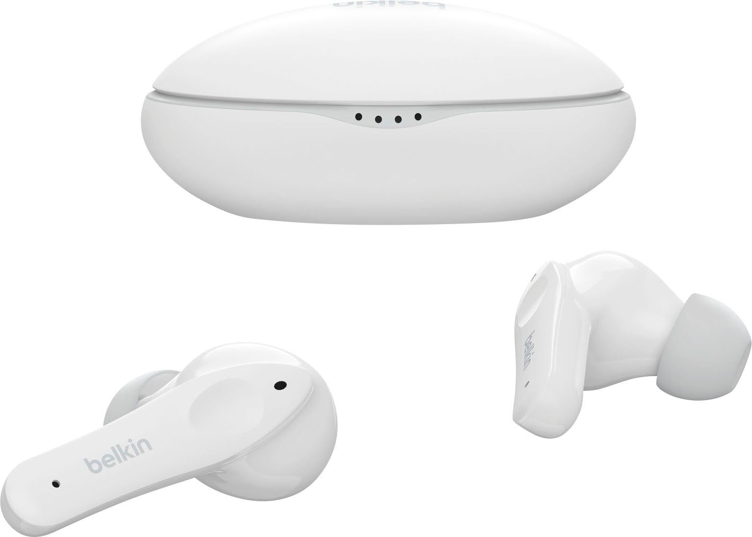 dB Kopfhörer In-Ear-Kopfhörer SOUNDFORM (auf - weiß 85 am Kopfhörer) begrenzt; Kinder wireless NANO Belkin