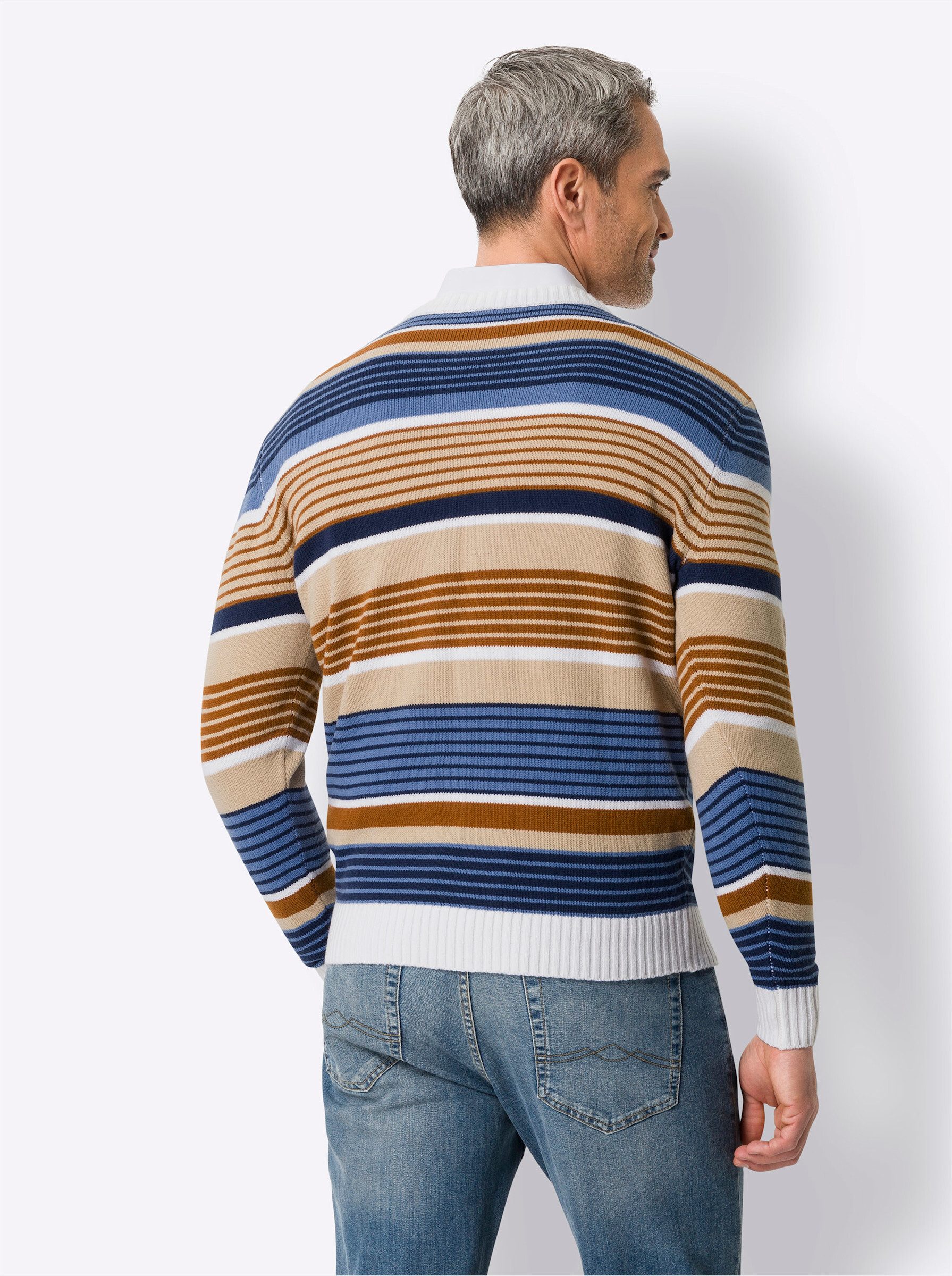 Sieh an! Strickpullover Pullover Langarm