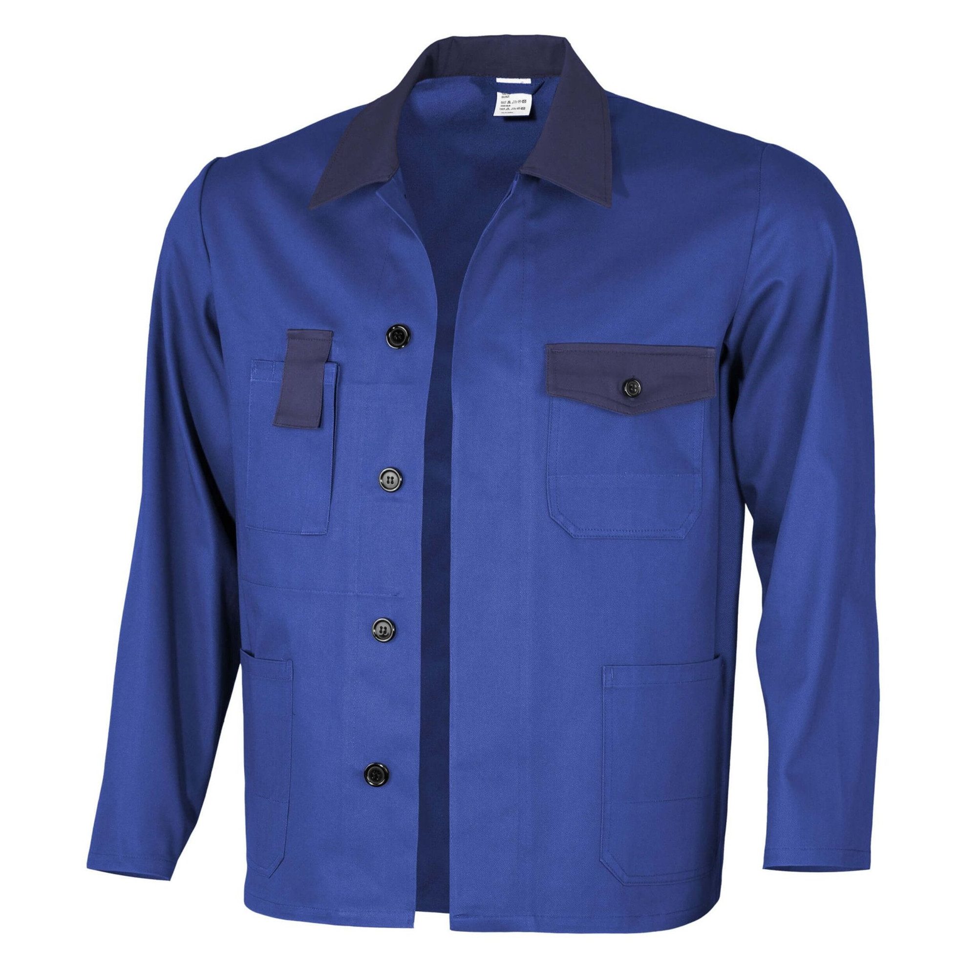 Qualitex Workwear Arbeitsjacke Werkstattjacke BW 240 - faserverstätkte Baumwolle (1-St)