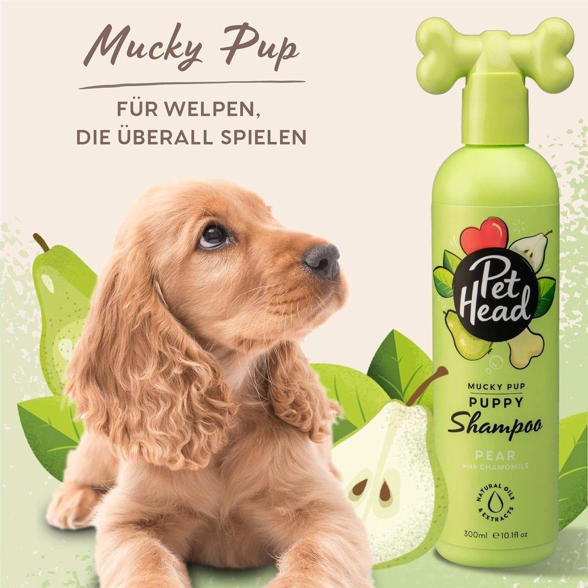 Pet Head Tiershampoo Shampoo "Mucky Puppy" Birne 300 ml