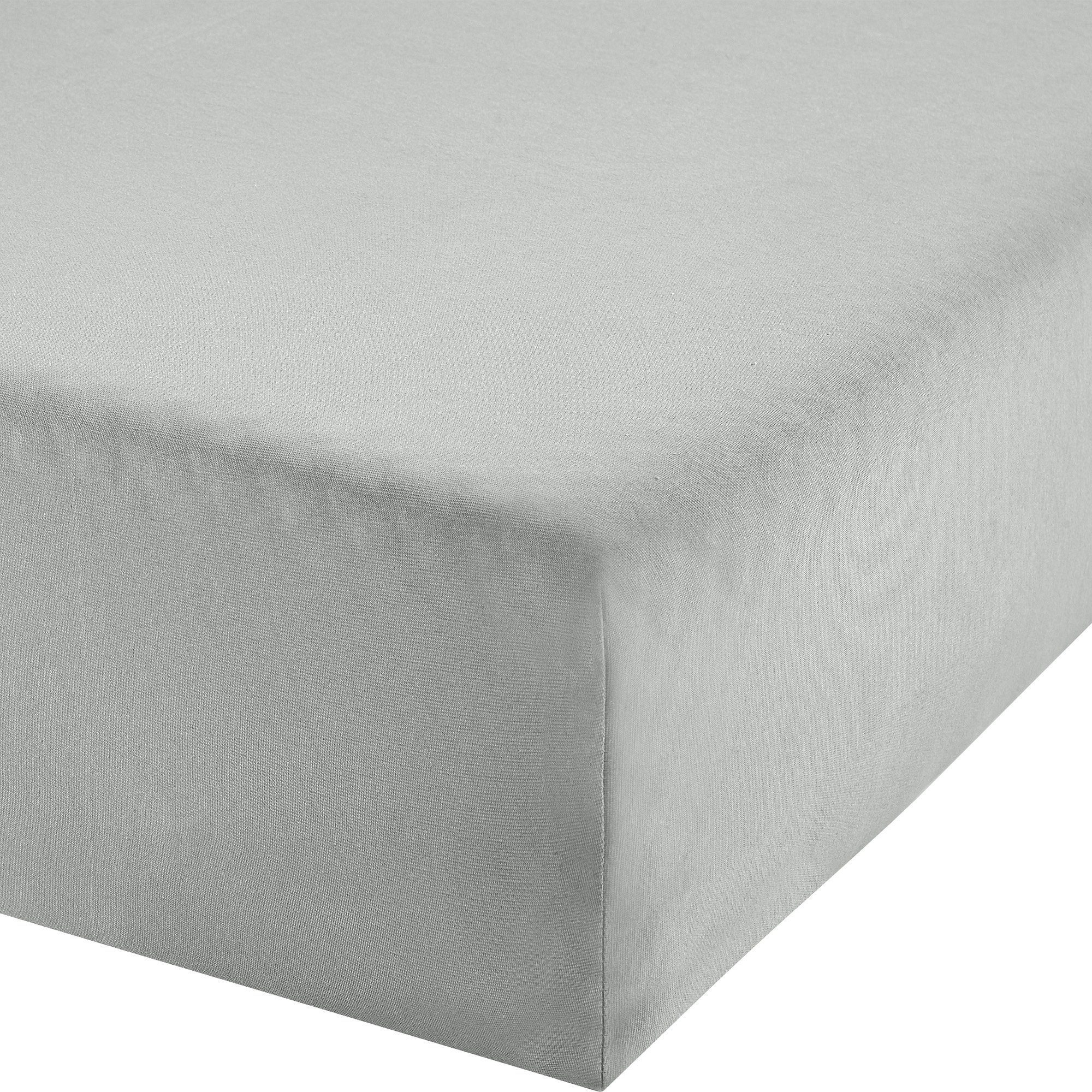 Erwin Müller Натяжные простыни Boxspring-Spannbettlaken "Regensburg", Jersey, Gummizug: Rundumgummi, (1 Stück), Single-Jersey Multi-Stretch Uni