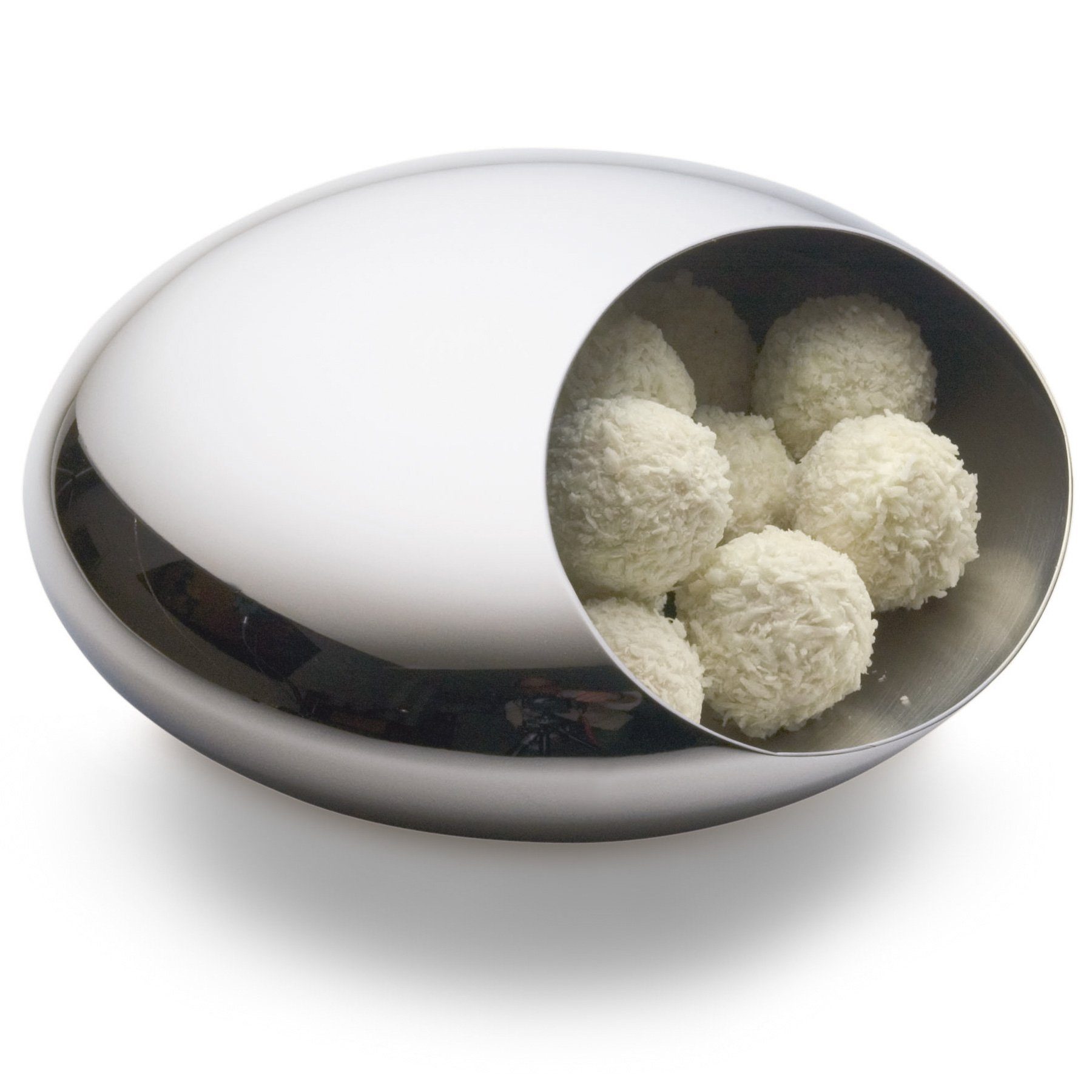 PHILIPPI Dipschale Naschschale Cocoon 16cm Edelstahl hochglänzend, Edelstahl