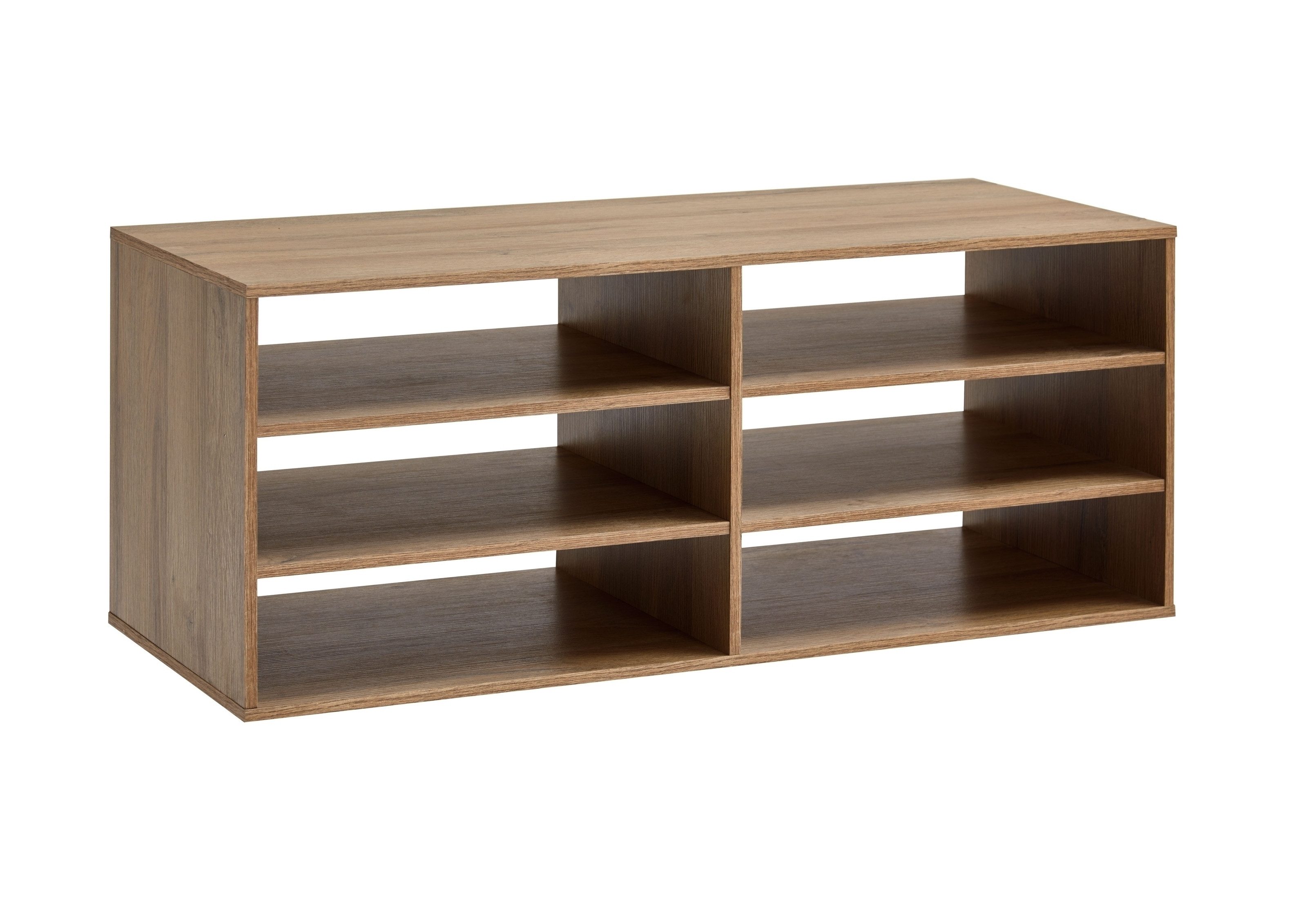 FMD Möbel Regaleinsatz in Alteiche Dekor - 84,5x33,5x35cm (BxHxT)