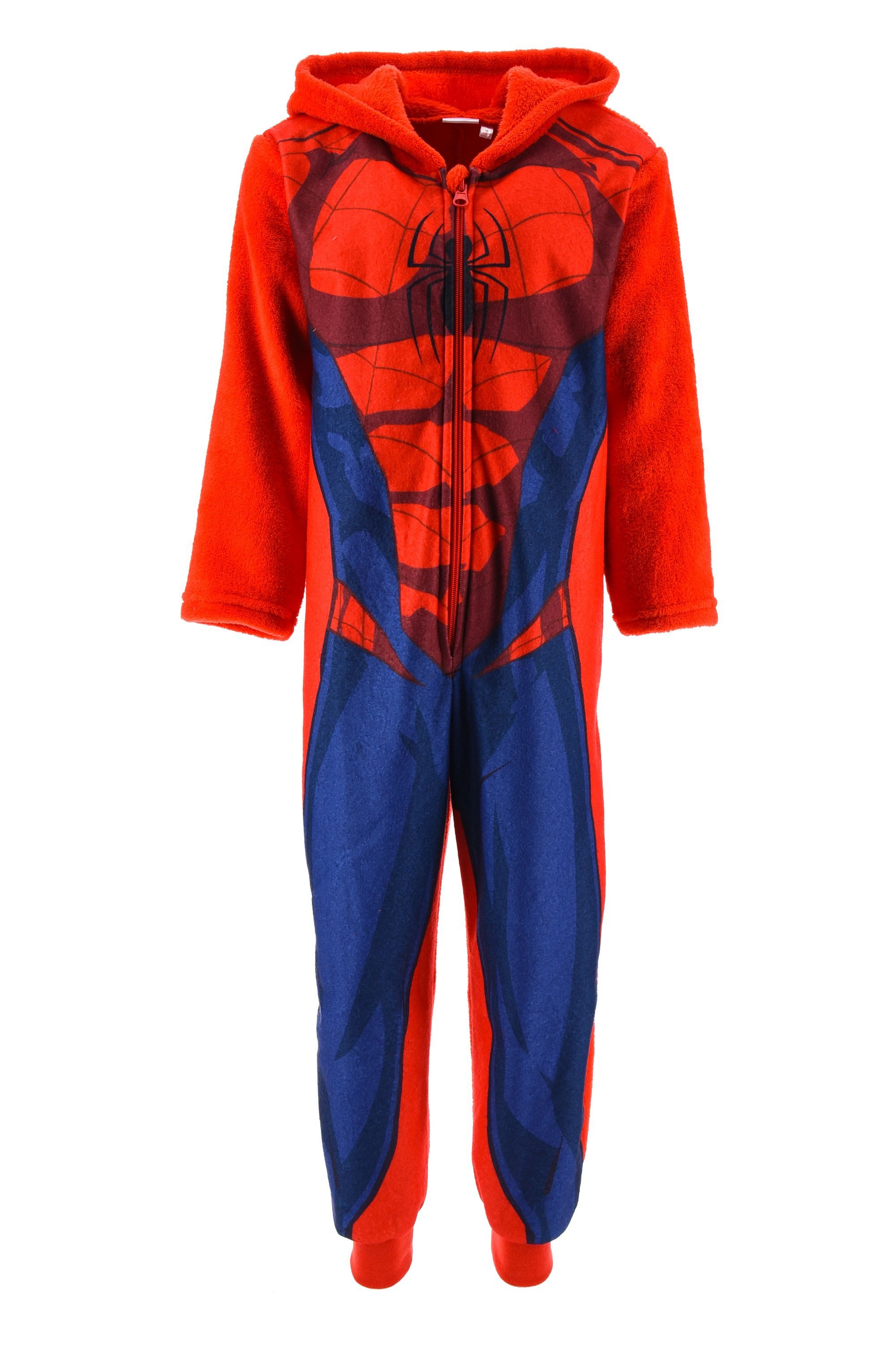 Spiderman Schlafanzug Schlafanzug Marvel Spiderman Jumpsuit Kostüm Schlafanzug Kinder Onesie (Spiderman)