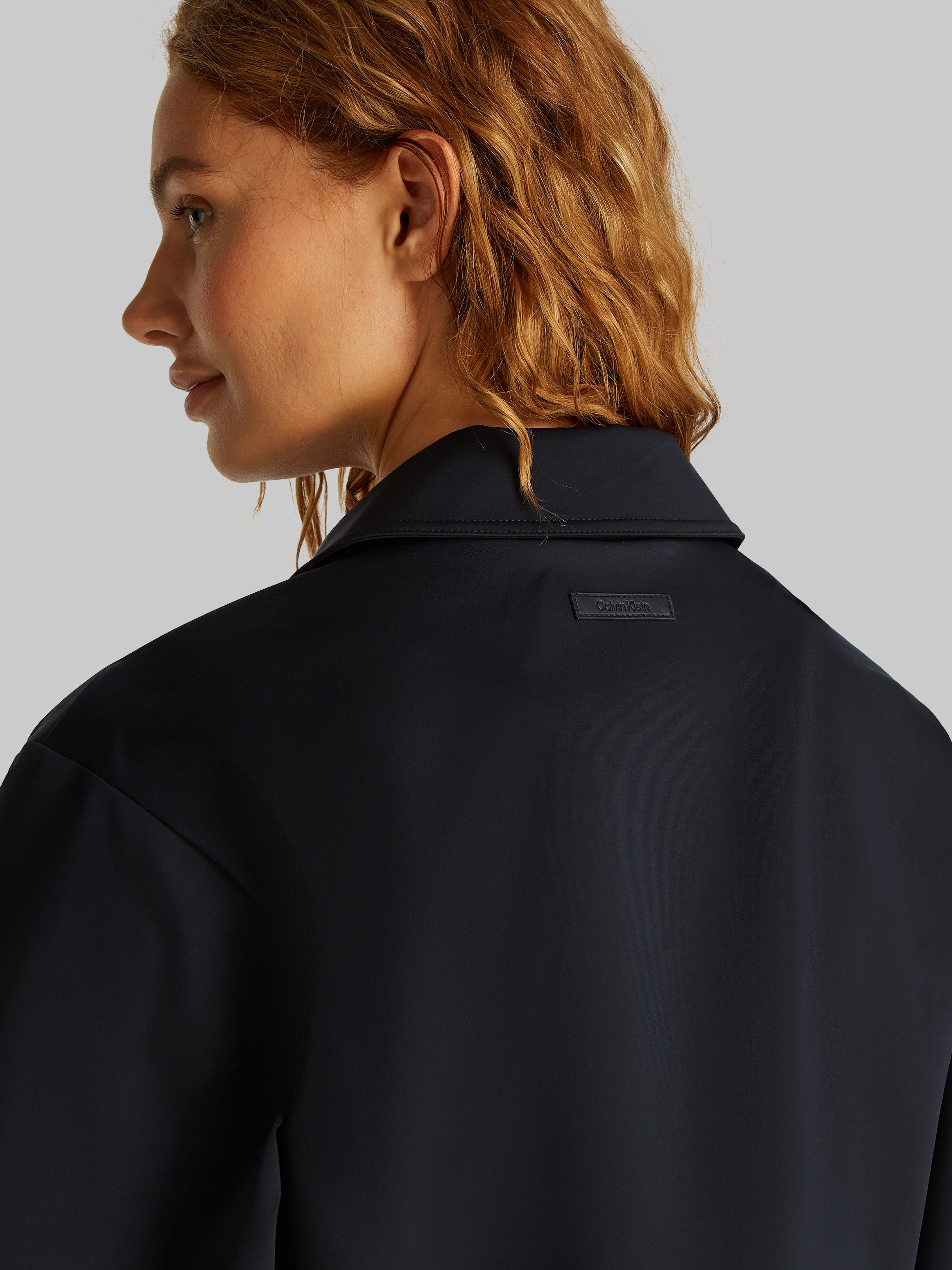 Calvin Klein Jeans Kurzjacke TECH ZIP THROUGH SHORT JACKET im schlichten De günstig online kaufen