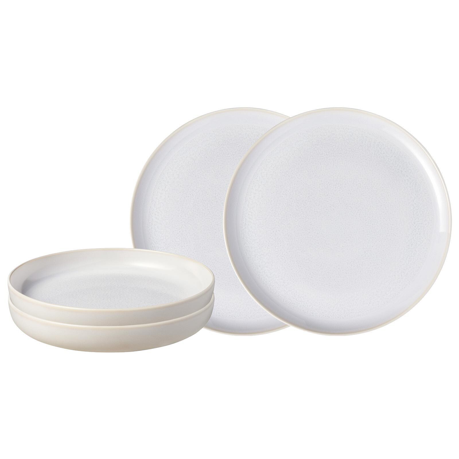 like. by Villeroy & Boch Комбинированное обслуживание Crafted Cotton Tafel-Set 4er Set (4-tlg), Porzellan