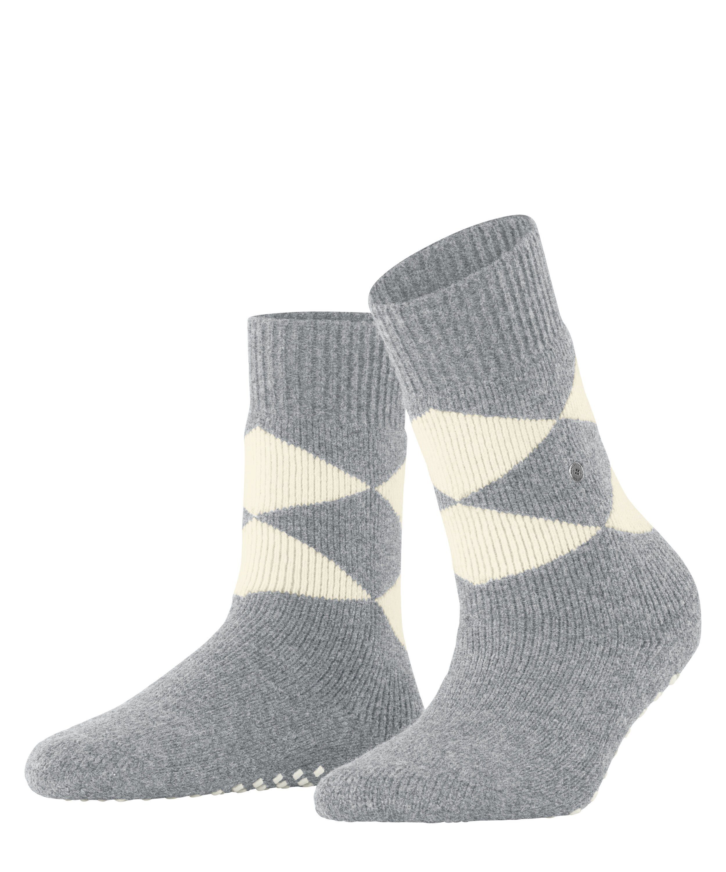 Burlington Socken Cosy Argyle (1-Paar) grey mel. (3107) | Wintersocken