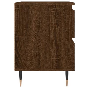 vidaXL Nachttisch Nachttisch Braun Eichen-Optik 40x35x50 cm Holzwerkstoff (1-St)