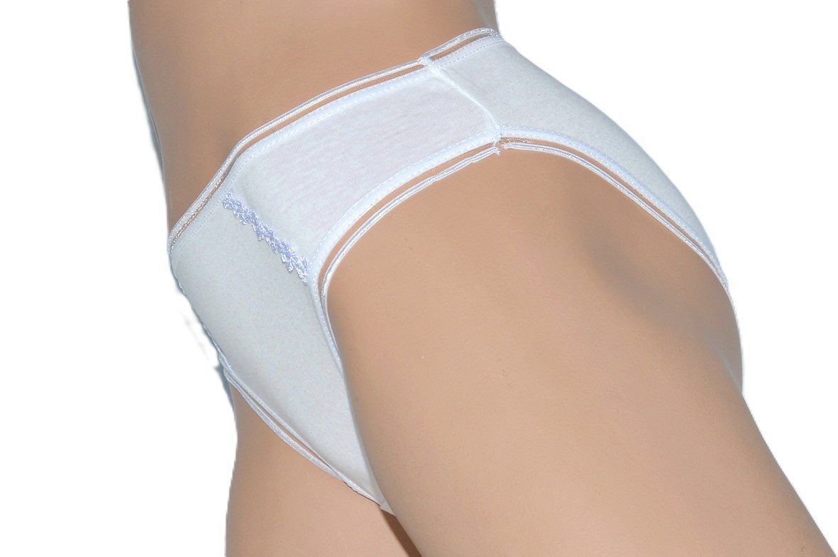 Toker Collection® Bikinislip Damen Bikinislip 6er Pack, Baumwolle (6er Pack) Spitze im Vorderteil – Bild 4 von 5