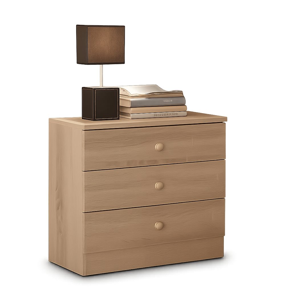 bv-vertrieb Schlafzimmer-Set Seniorenbett Komfortbett Nachtkonsole Eiche sonoma dekor, (1-tlg), Eiche sonoma dekor