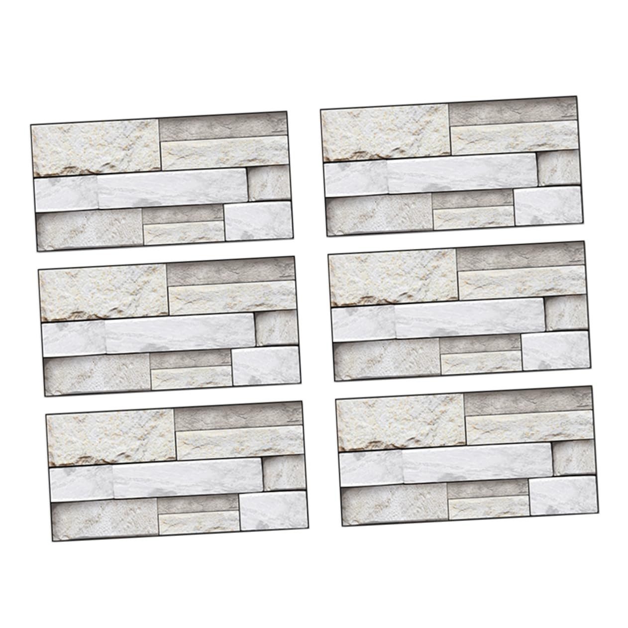 Coonoor Fliesenaufkleber 12 Stück 15x30cm, Fliesenaufkleber, selbstklebende günstig online kaufen