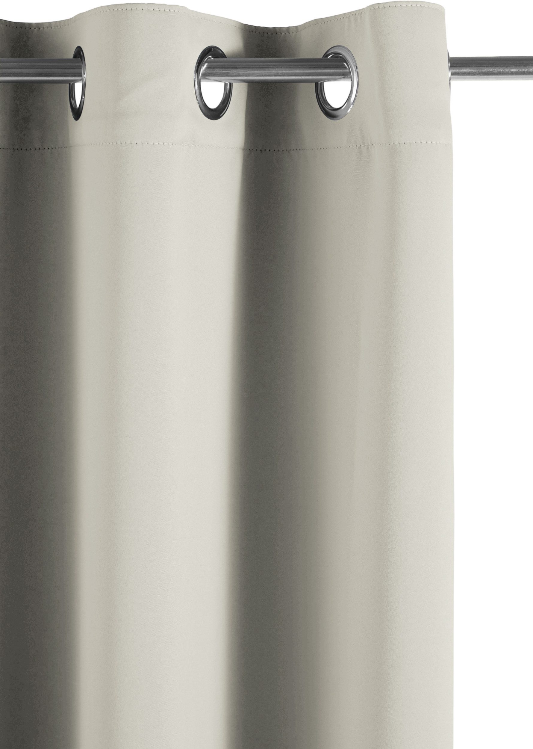 OTTO home Verdunkelungsvorhang Solana, Ösen, verdunkelnd, 2er Set, Topseller (2 St), Ösen, verdunkelnd, 2-er Set, Breite 140 cm, einfarbig – Bild 5 von 5