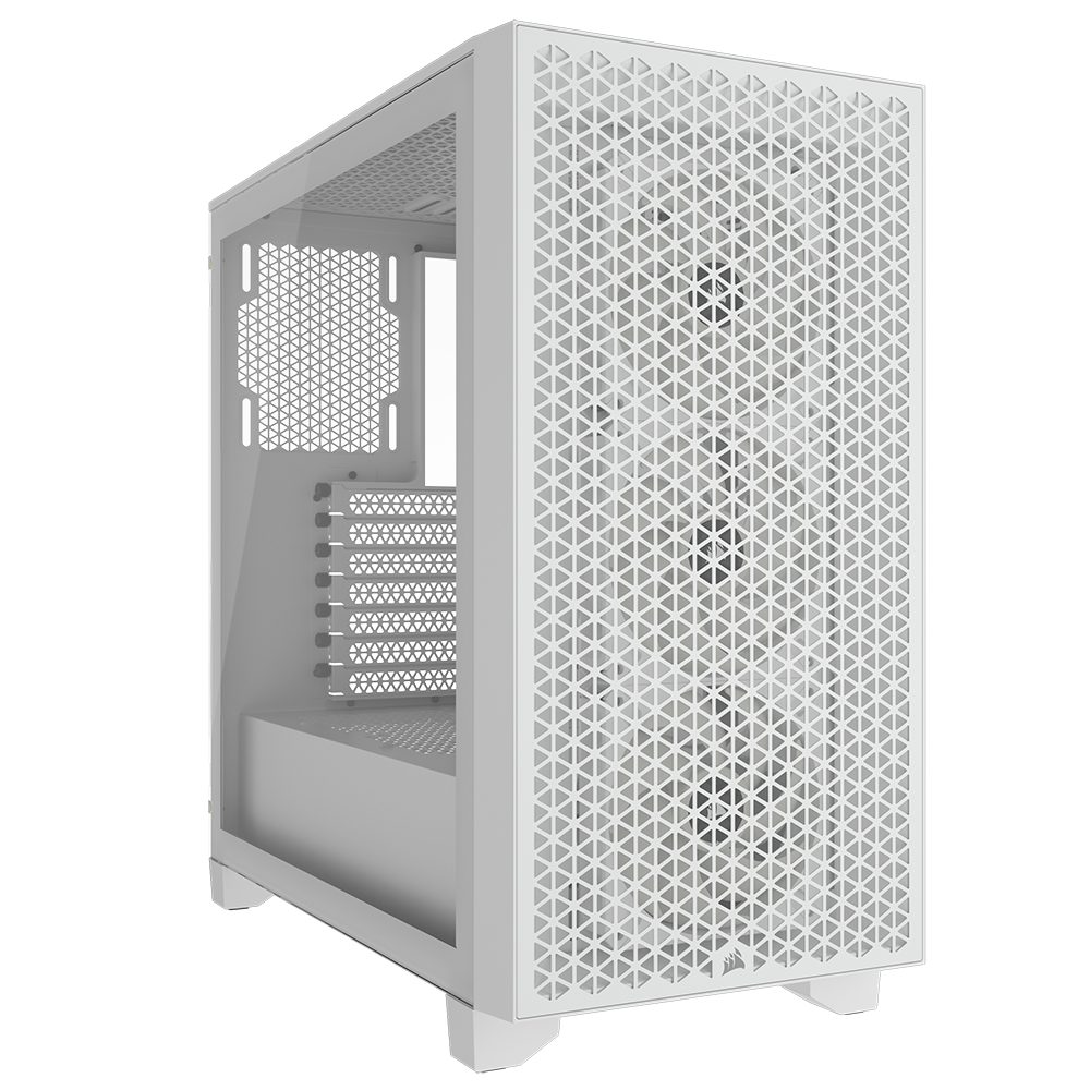 Corsair PC-Gehäuse 3000D Airflow Tempered Glass Mid-Tower, White