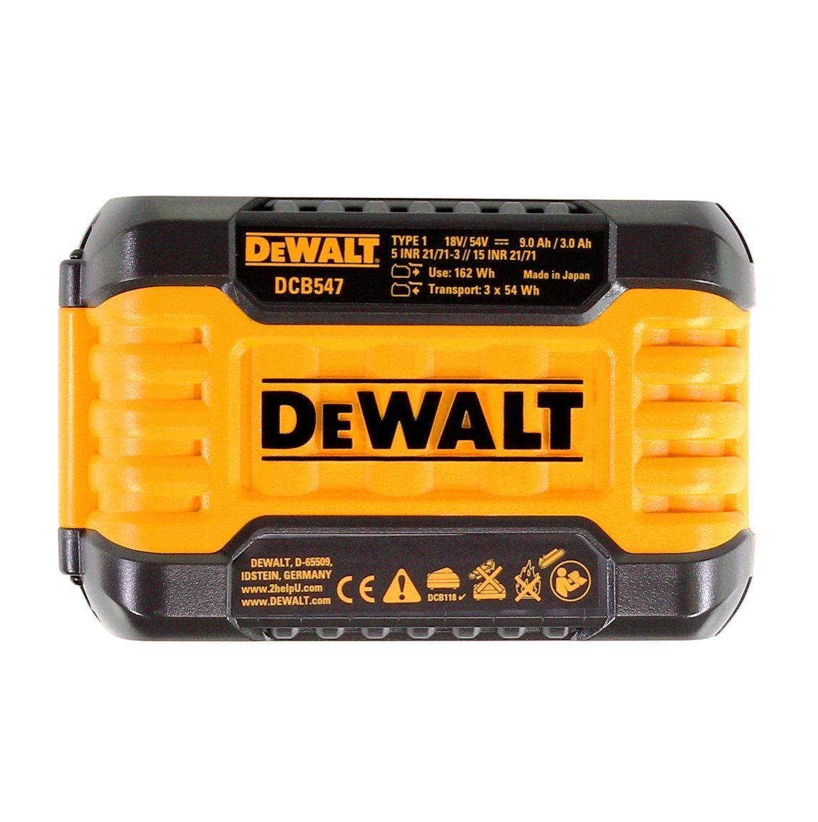 DeWalt DCB 118 X1 FlexVolt 54 V / 18 V Starter Set + 1x DCB 547 Akku 9,0 Ah Schnelllade-Gerät
