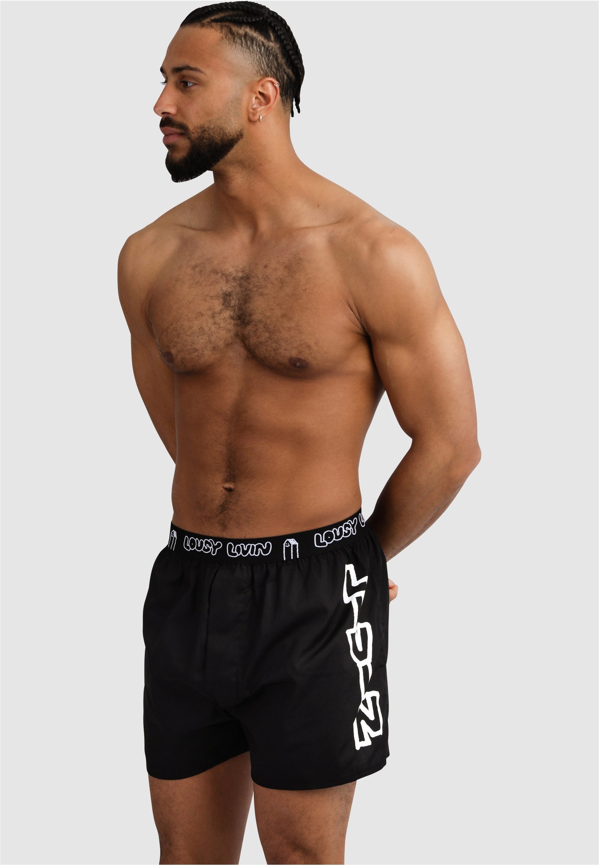 Lousy Livin Boxershorts Lou 2er-Pack mit lockerem Schnitt