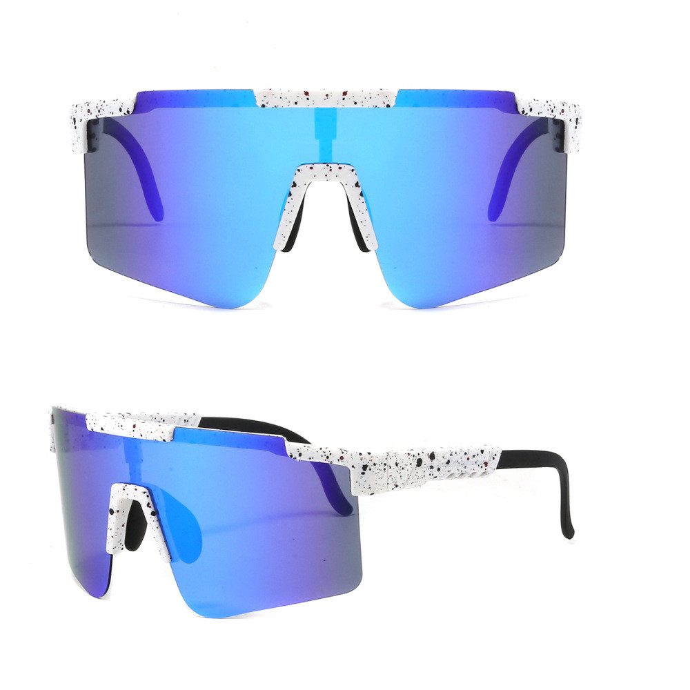 Juoungle Sonnenbrille Fahrrad Rennradbrille Sport mit Verstellbarem Bügel für Herren Damen