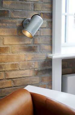 Nordlux Wandleuchte Porter, ohne Leuchtmittel, industrielles Design, verstellbarer Lampenkopf für gerichtetes Licht