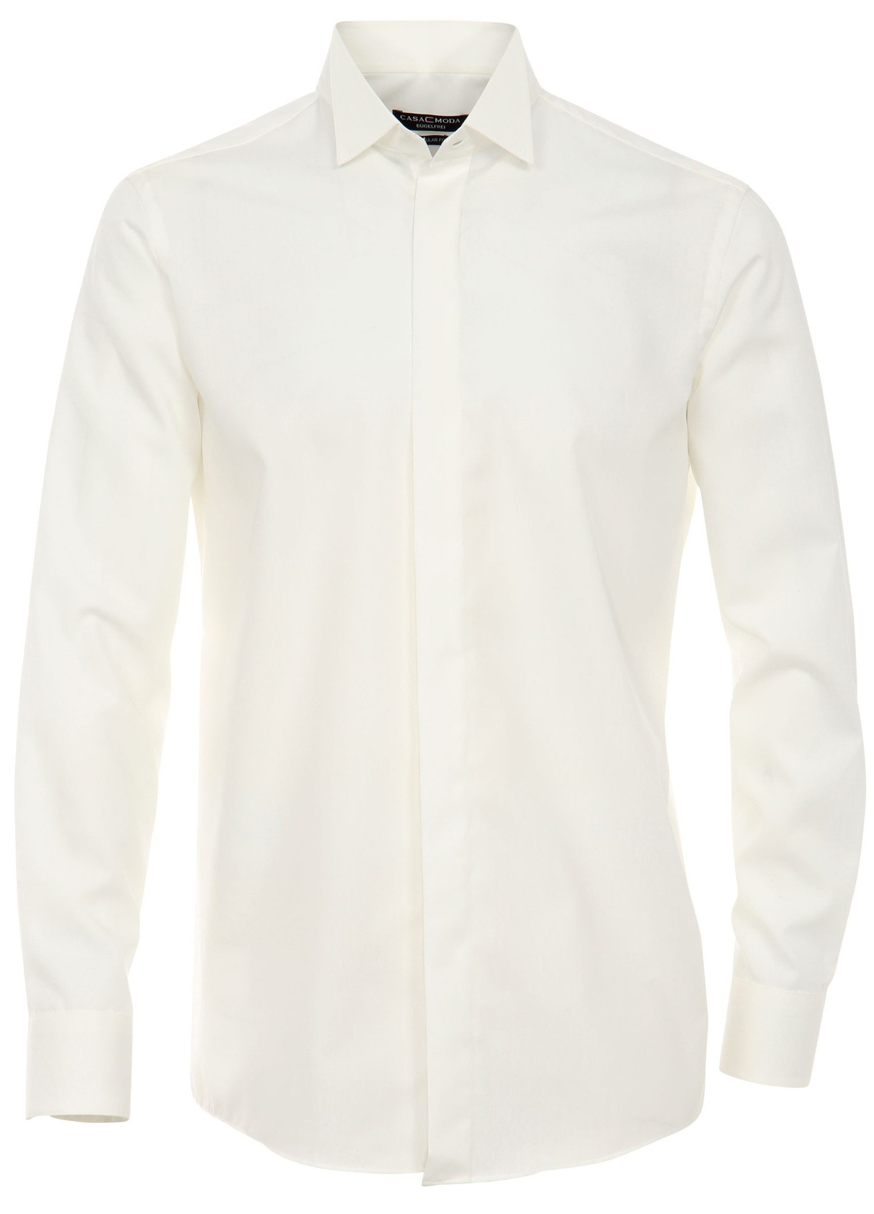 CASAMODA Smokinghemd Festliches Hochzeitshemd Herren Hemd Langarm Kläppchen günstig online kaufen