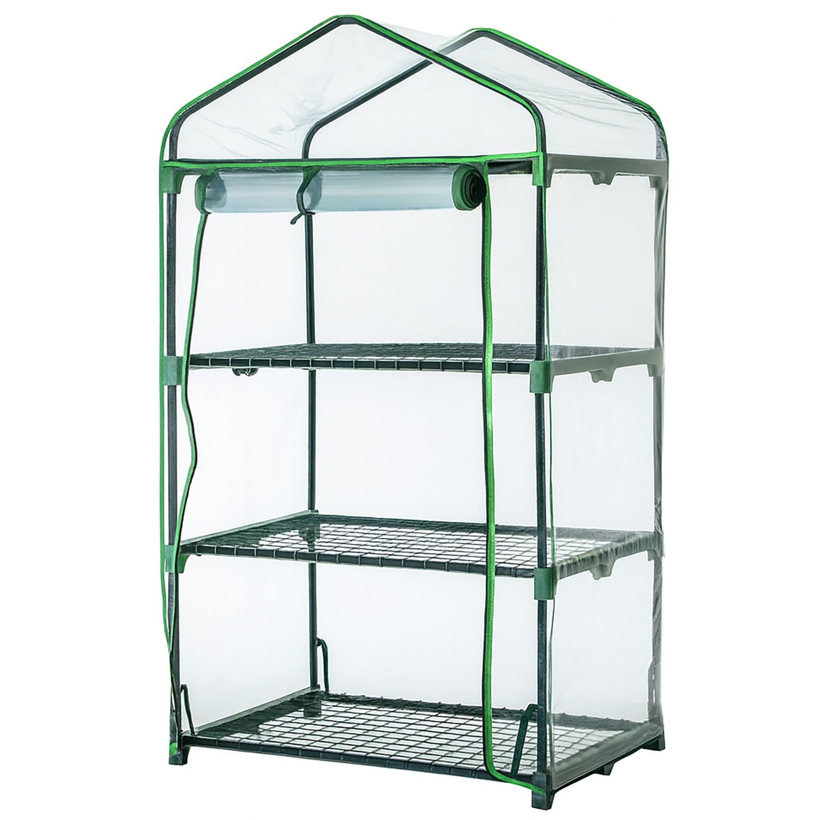 Siena Garden Gewächshaus Foliengewächshaus Balkon Gewächshaus 126x70x50 Treibhaus Anzuchthaus
