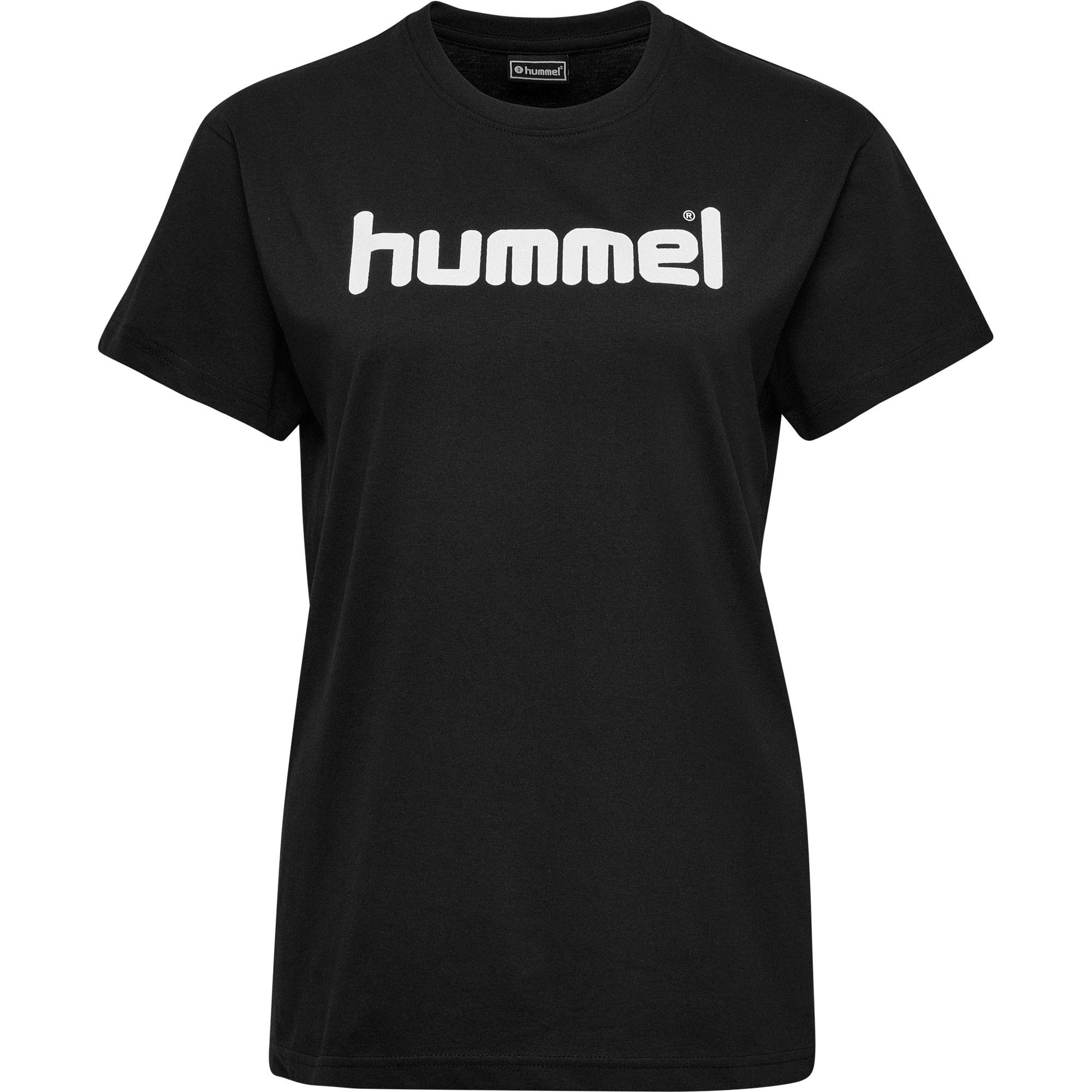 T-Shirt Hummel Damen T-Shirt Go Cotton Logo T-Shirt Woman S/S 203518
