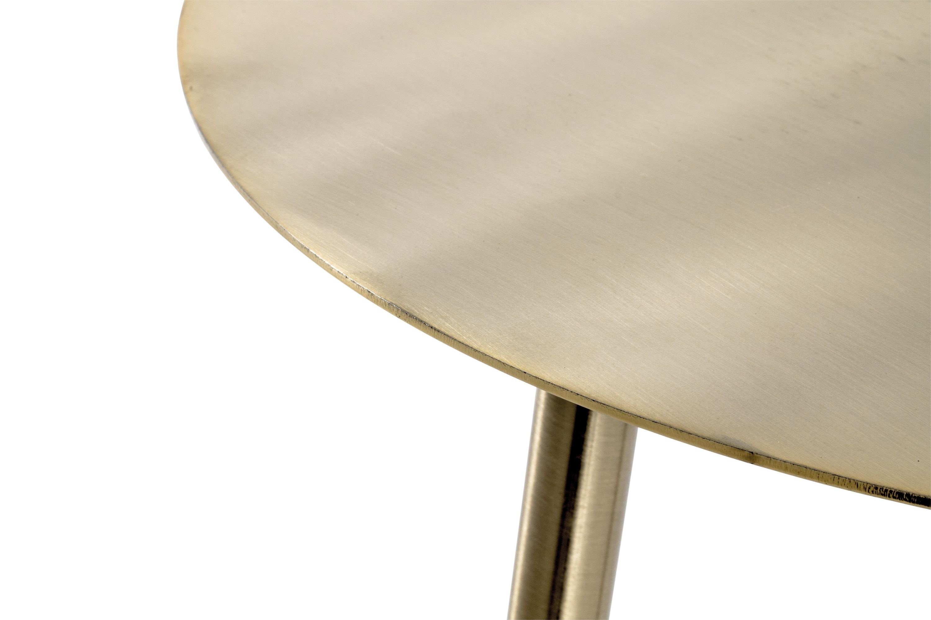 Möbel (DH Beistelltisch HAKU 45x45 Kaffeetisch DH gold cm cm) HAKU Beistelltisch 45x45 Beistelltisch,
