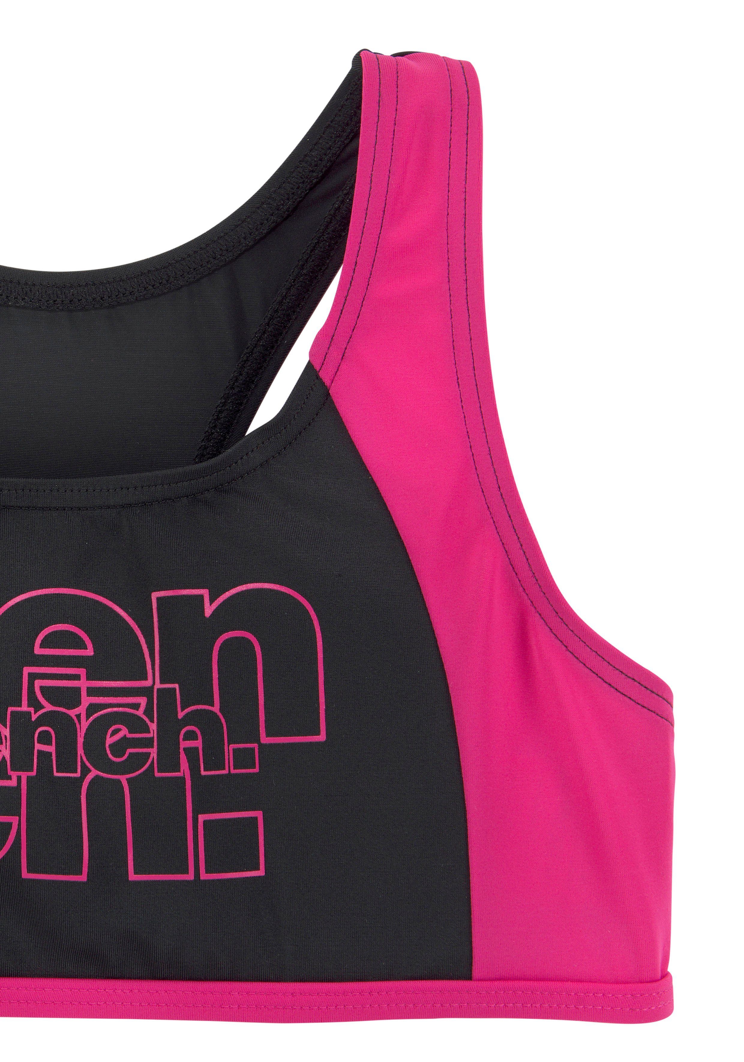 Bench. Bustier-Bikini mit kontrastfarbigen Einsätzen