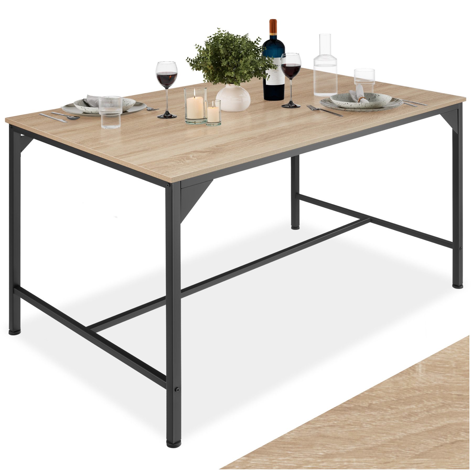 tectake Esstisch Belfast (1-St., 1 tlg), günstig online kaufen