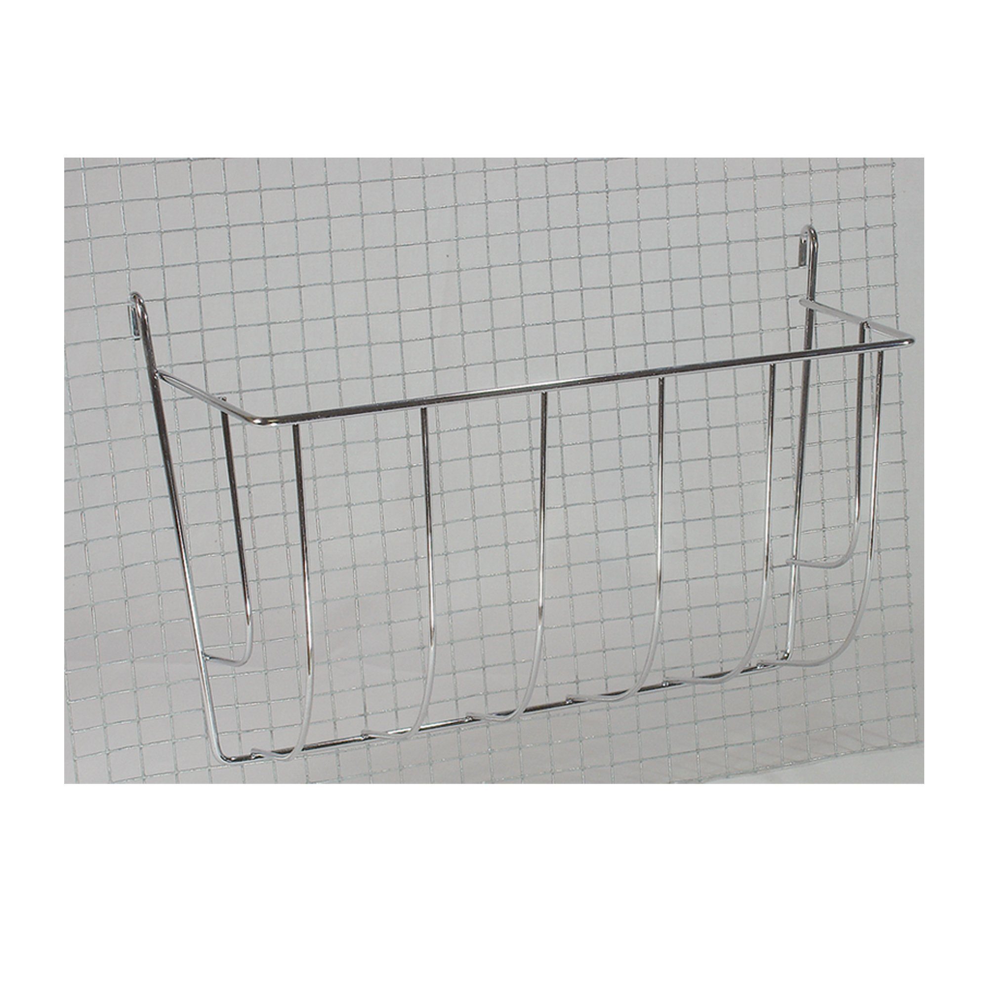 ELMATO Futterspender Elmato 10054 Heuraufe Metall verzinkt Käfigzubehör, 25x8x18cm
