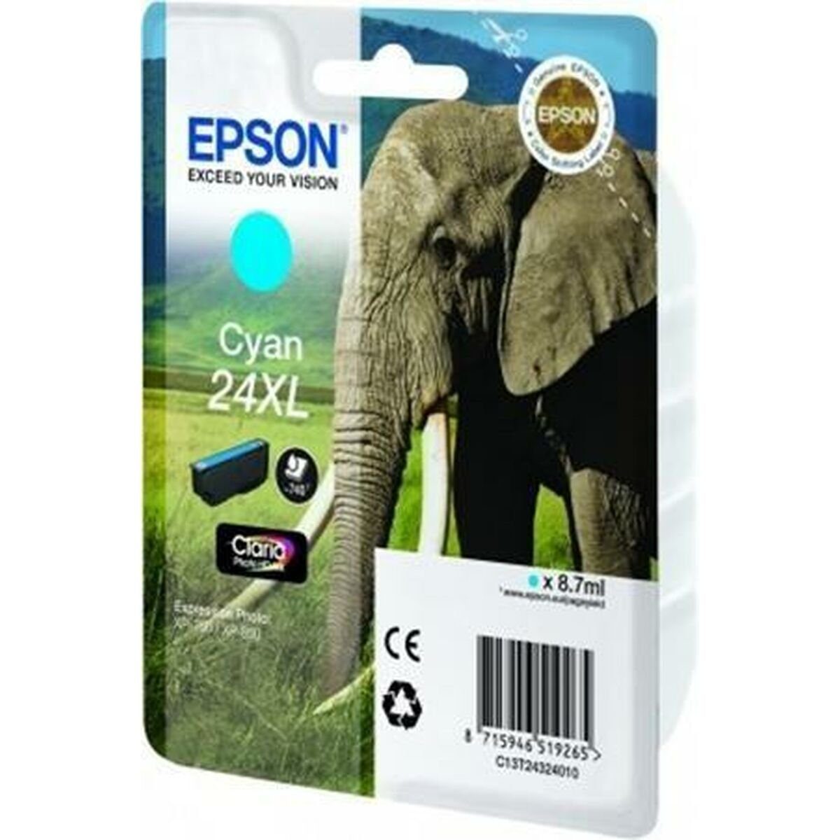 Epson Druckerpatrone Original Tintenpatrone Epson 24XL Türkis Tintenpatrone