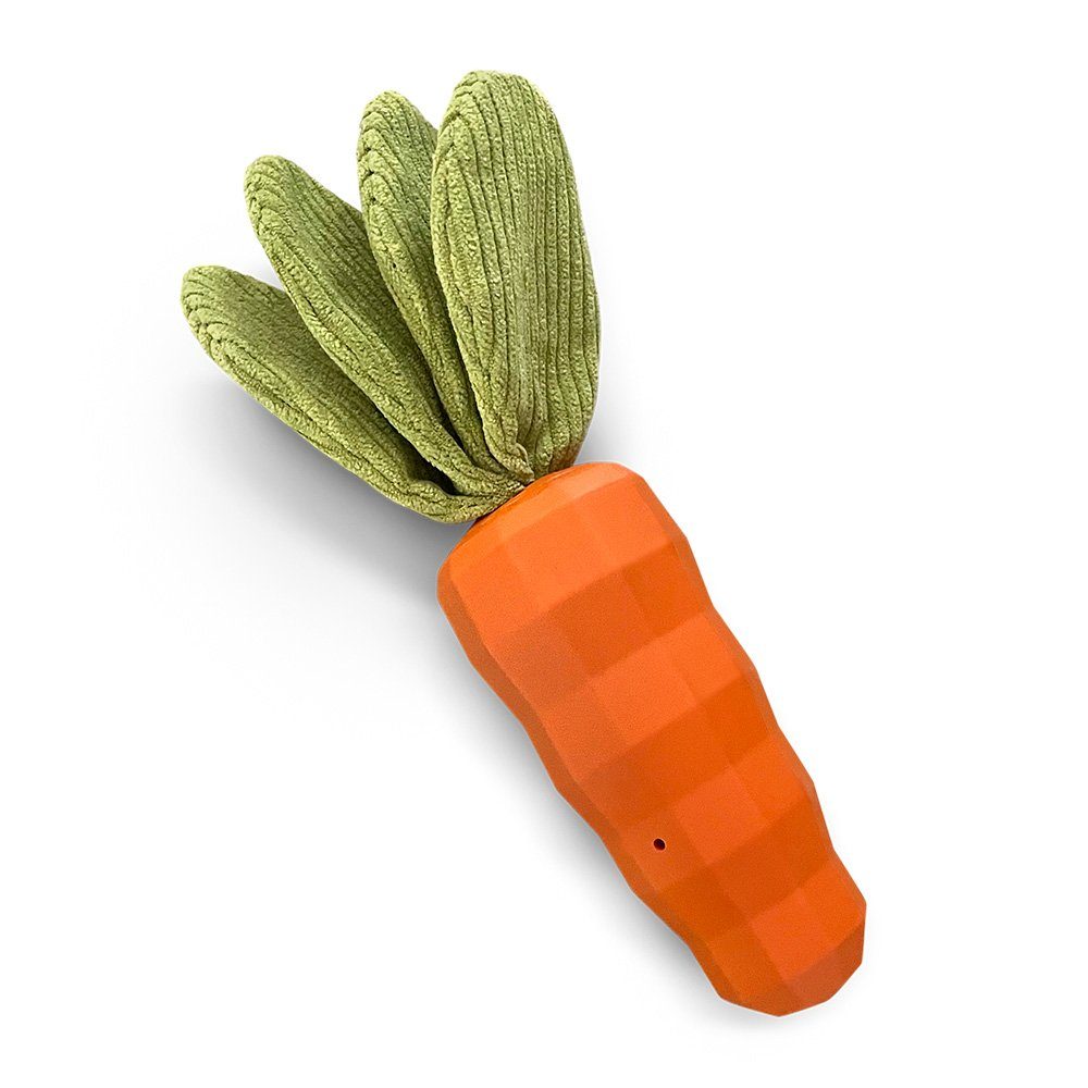 Hey Lana Tierquietschie Spielzeug aus Naturkautschuk "A carrot a day - keeps the DoGtor away", Naturkautschuk