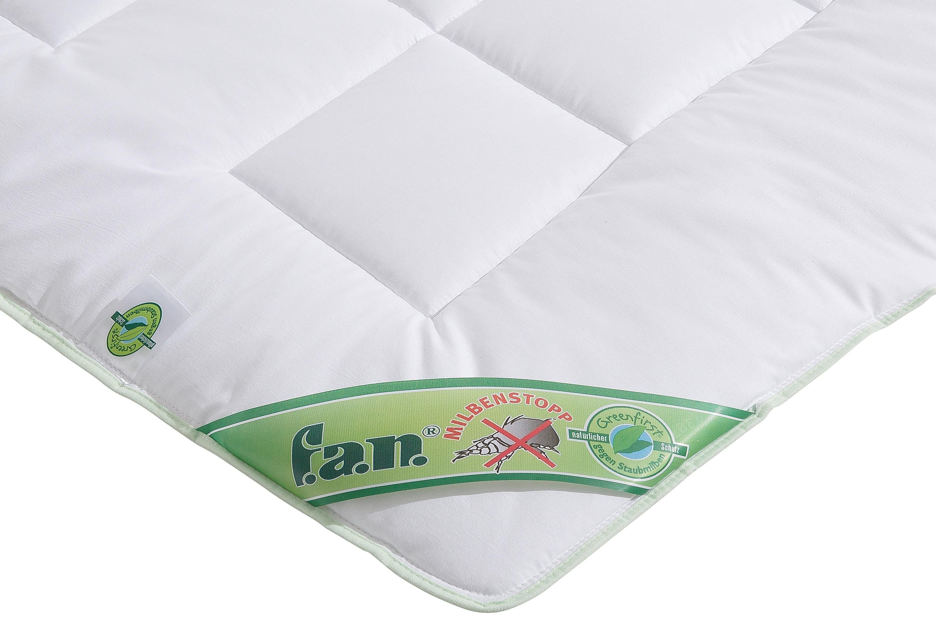 Schlafkomfort, Baumwolle Greenfirst, Faserbällchen Füllung: + f.a.n. Bezug: Kunstfaserkissen, Microfaserbettdecke (Kopfkissen), 100%