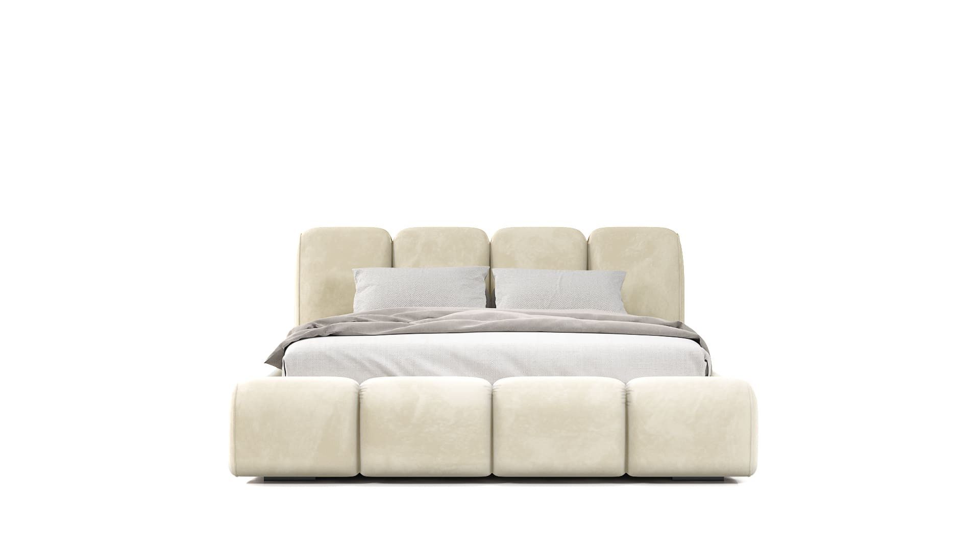 MOEBLO Polsterbett ARABIS (Polsterbett Doppelbett Stauraumbett mit Kopfstütze, Rahmenbettgestell, Velours, mit Bettkasten und Lattenrost), mit Bettkasten und Lattenrost