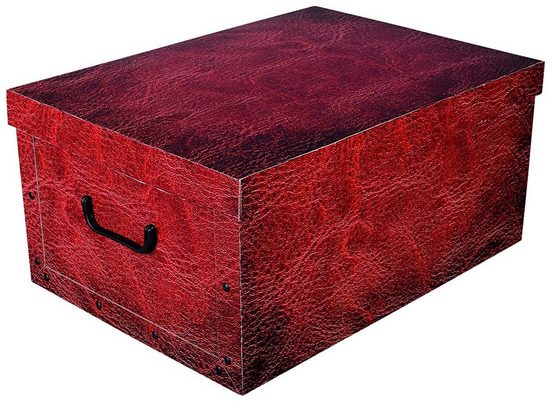 Kreher Aufbewahrungsbox »Red Leather«