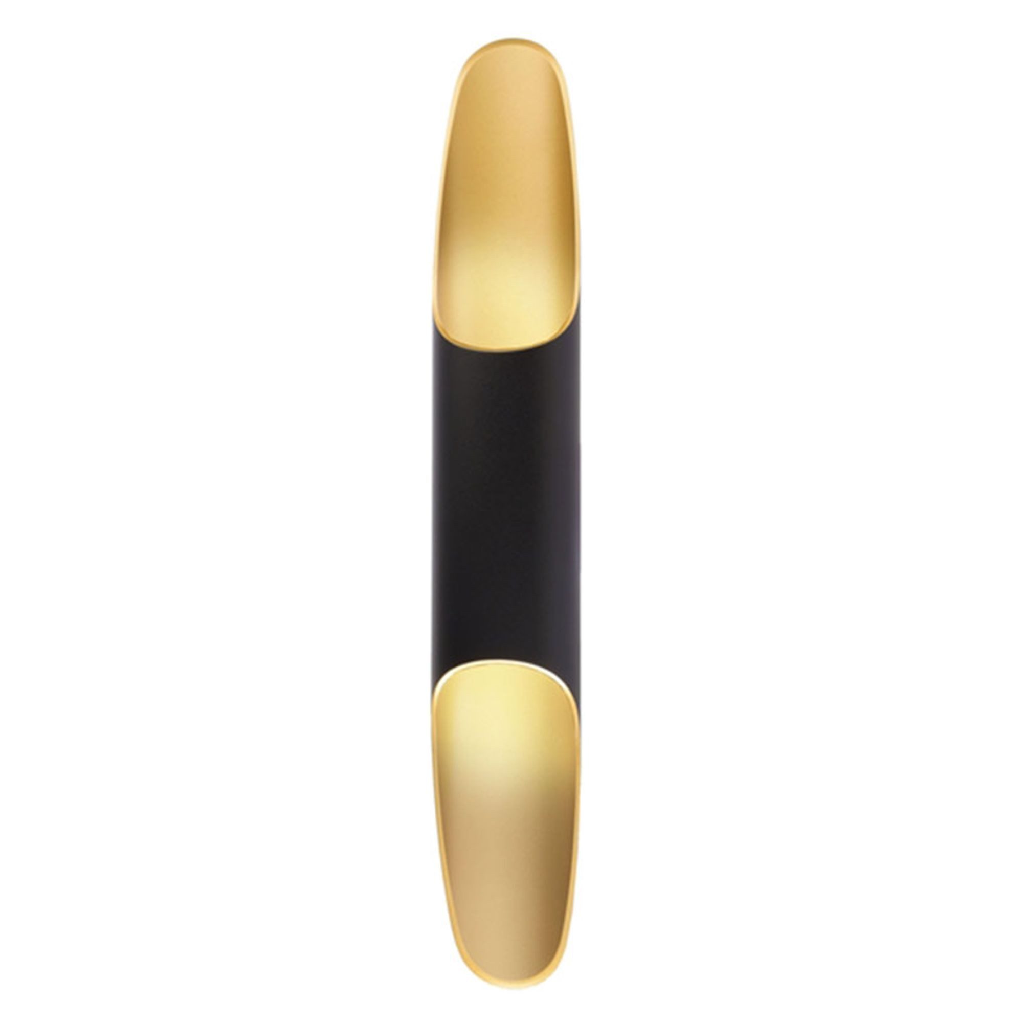 Licht-Trend Wandleuchte Apo 50 LED-Wandlampe außergewöhnliches Design Dimmbar Schwarz/Gold, Warmweiß