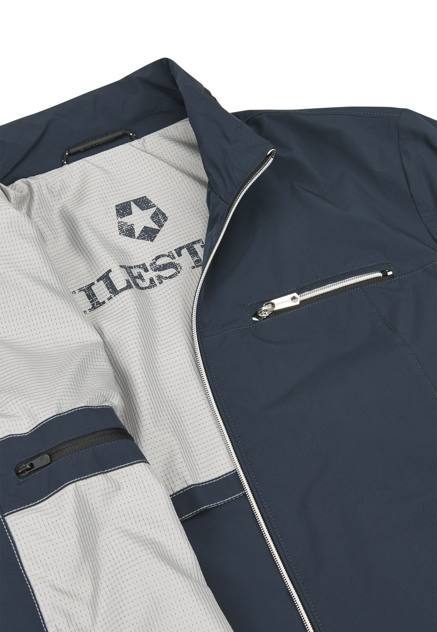 MILESTONE Sommerjacke MSBrandon Herren Jacke leicht Übergangsjacke mit Logo Badge
